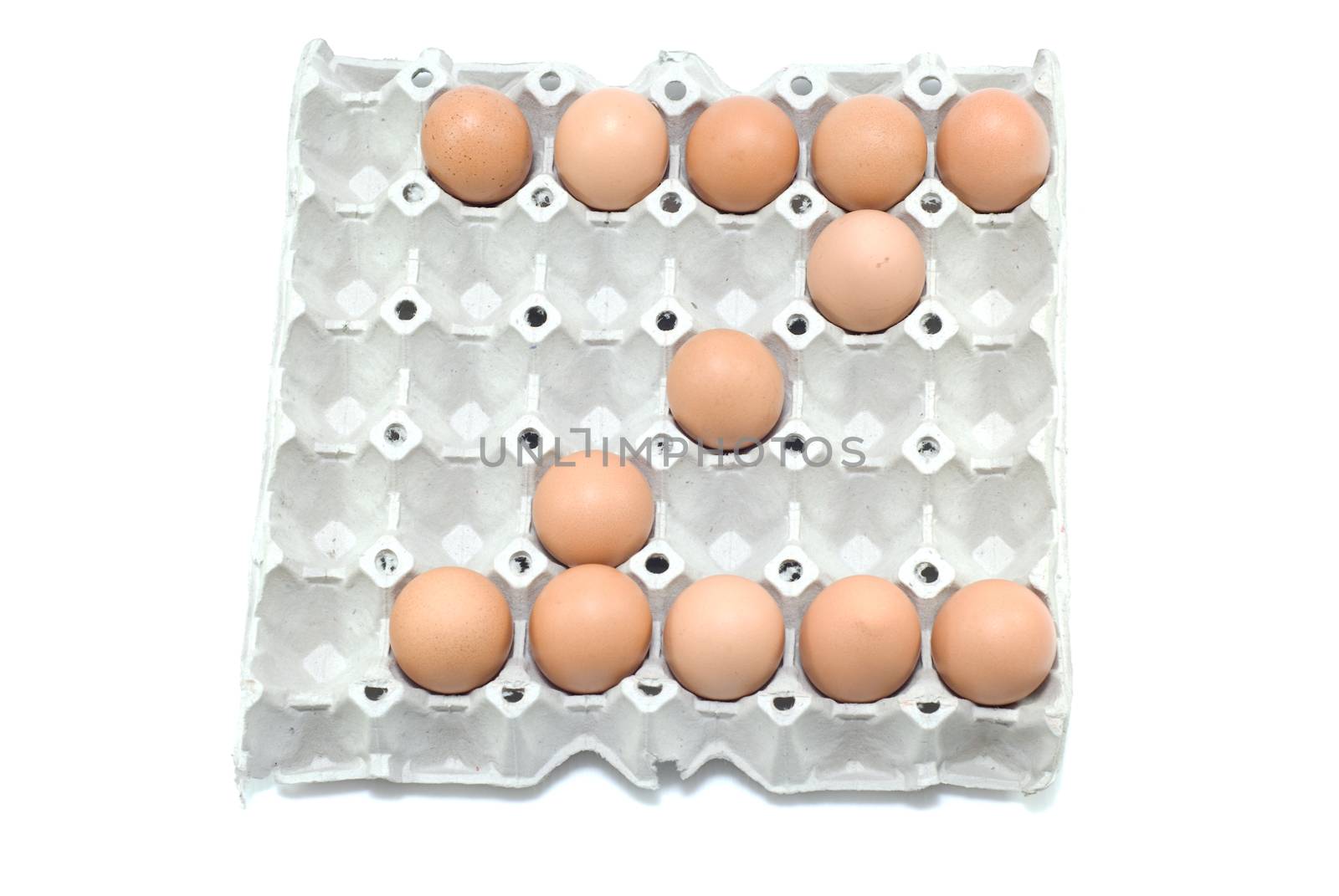 Z , eggs alphabet on white background
