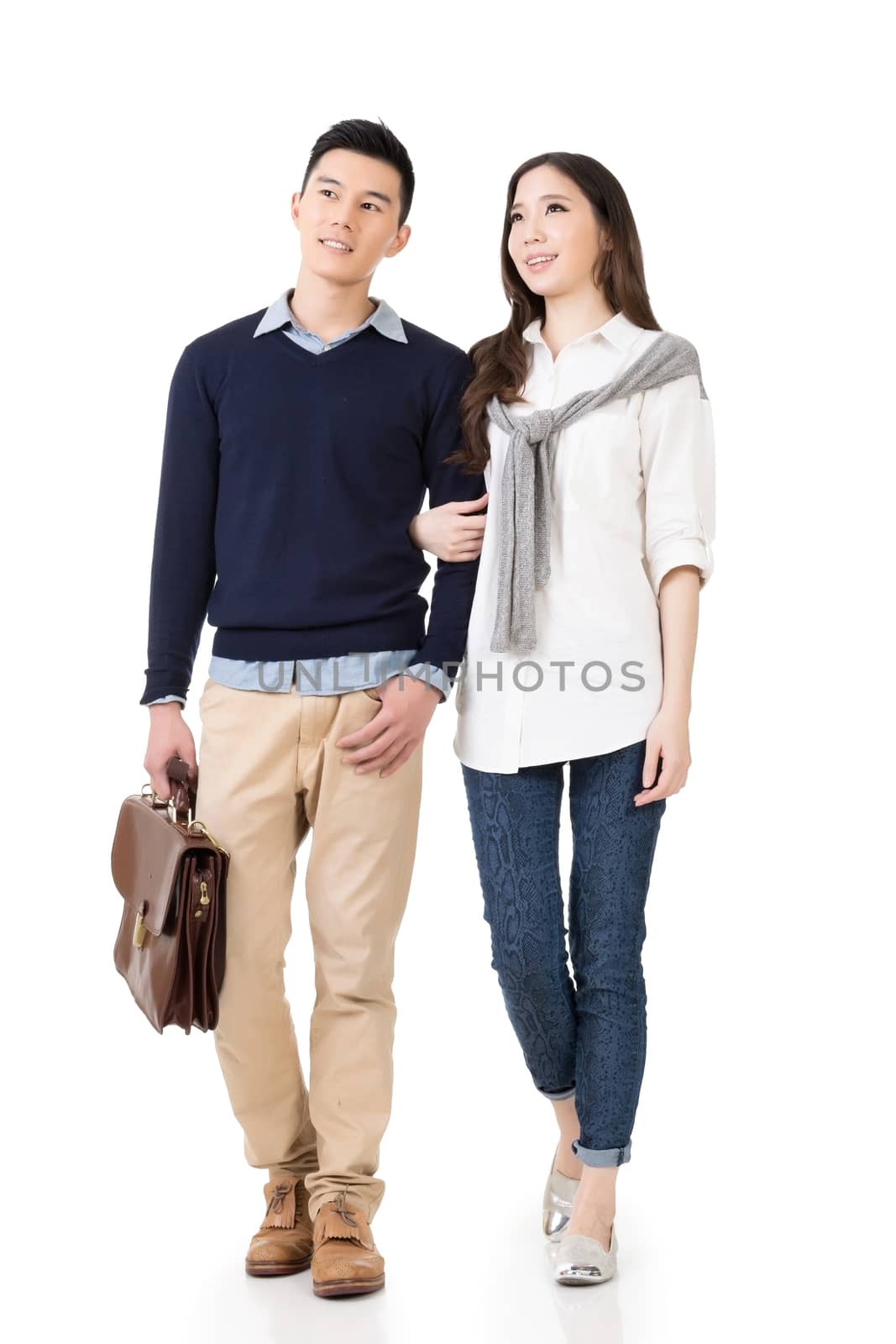 Young attractive Asian couple by elwynn