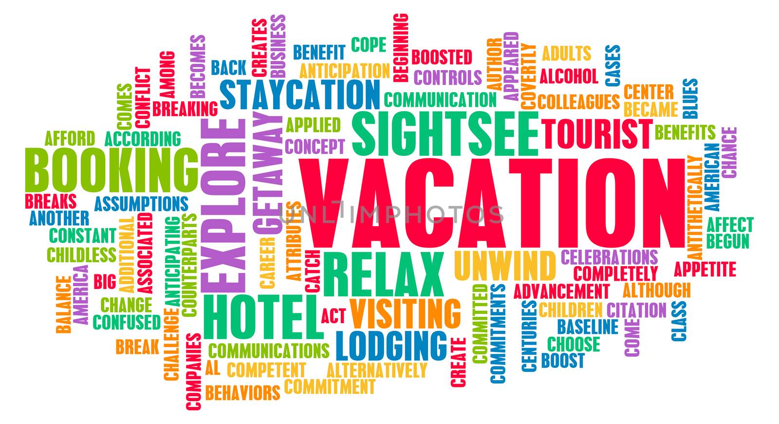 Vacation Concept and Preparation as a Background