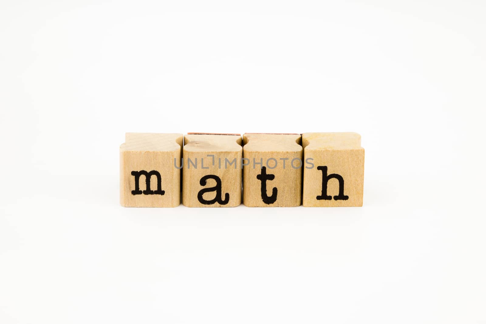 math wording isolate on white background by vinnstock