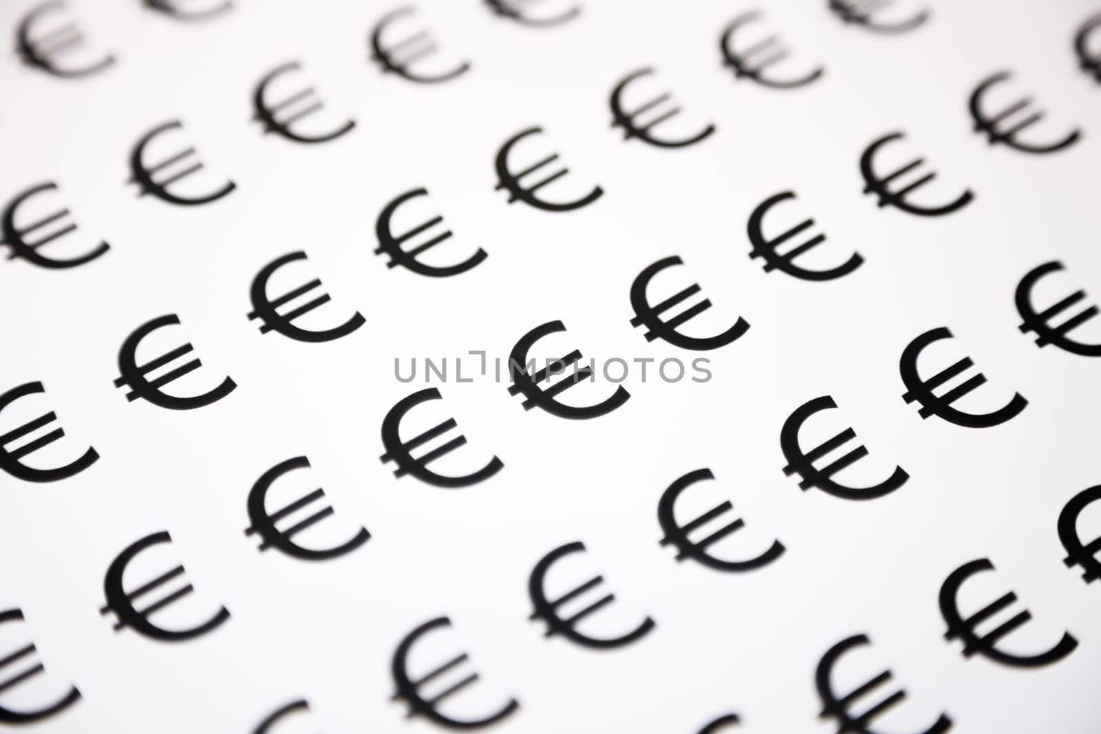 Euro money symbol by vinnstock