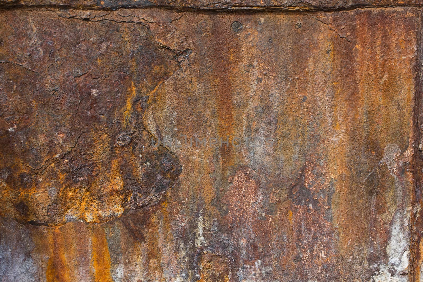 Grunge iron rust texture, old steel corrosion for background 