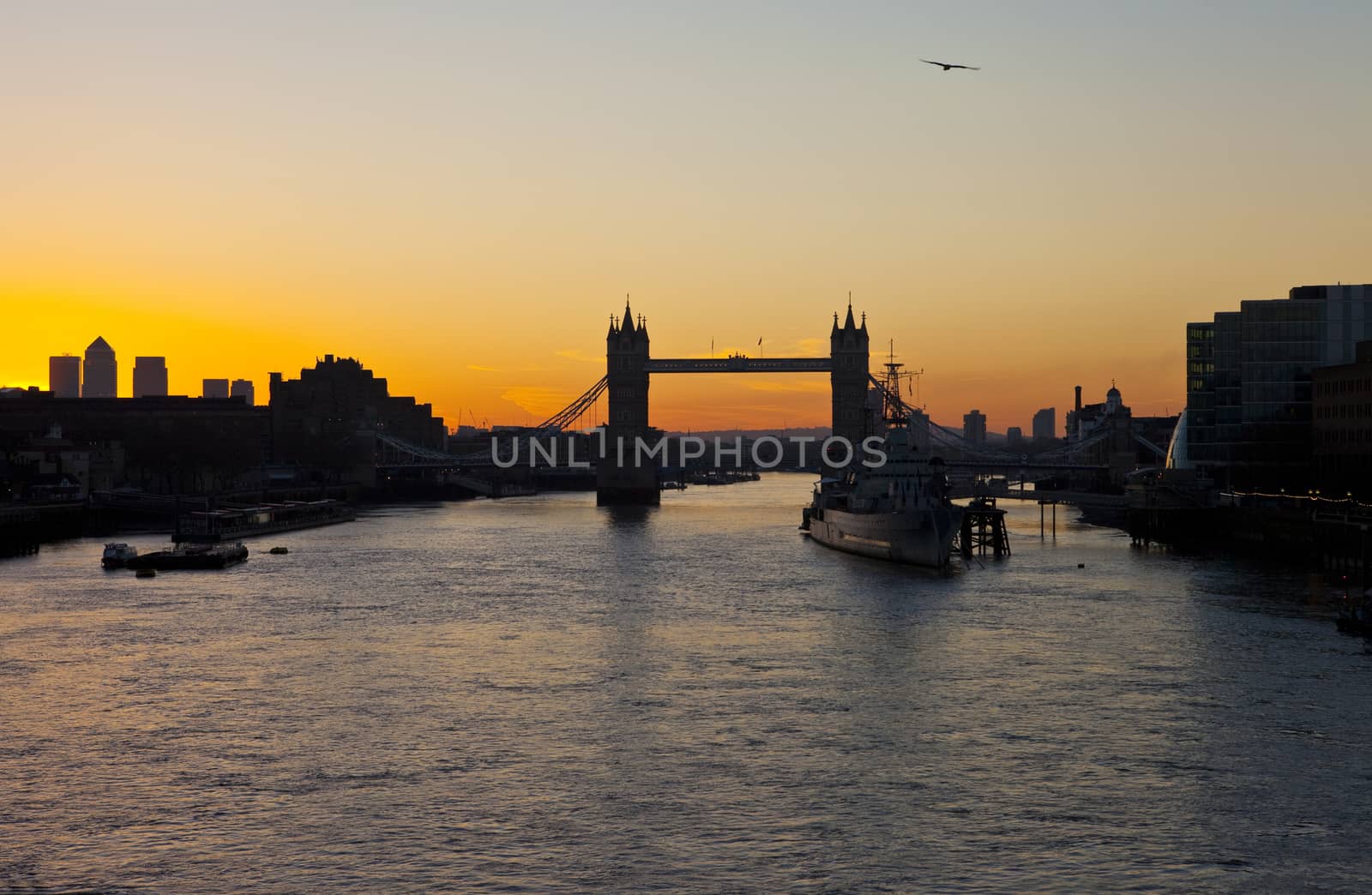Tower Bridge Sunrise in London by chrisdorney