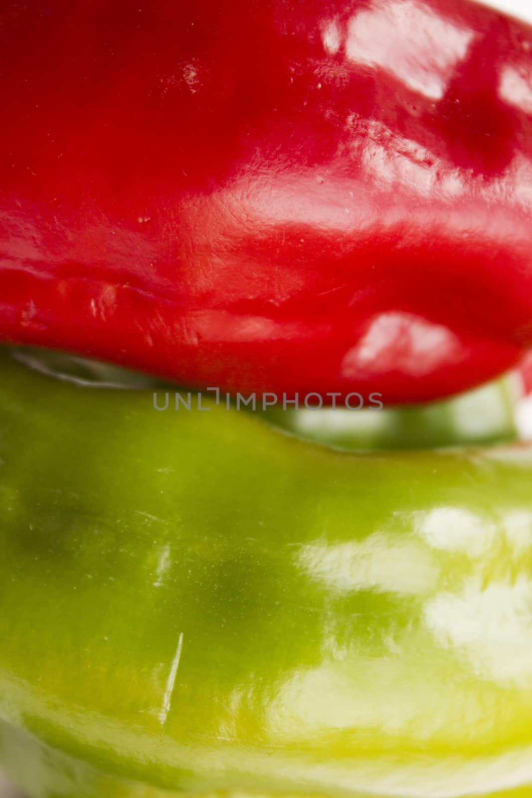 Composition of fresh and vibrant peppers.