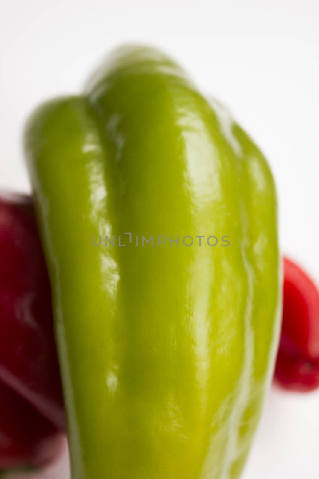 Composition of fresh and vibrant peppers.