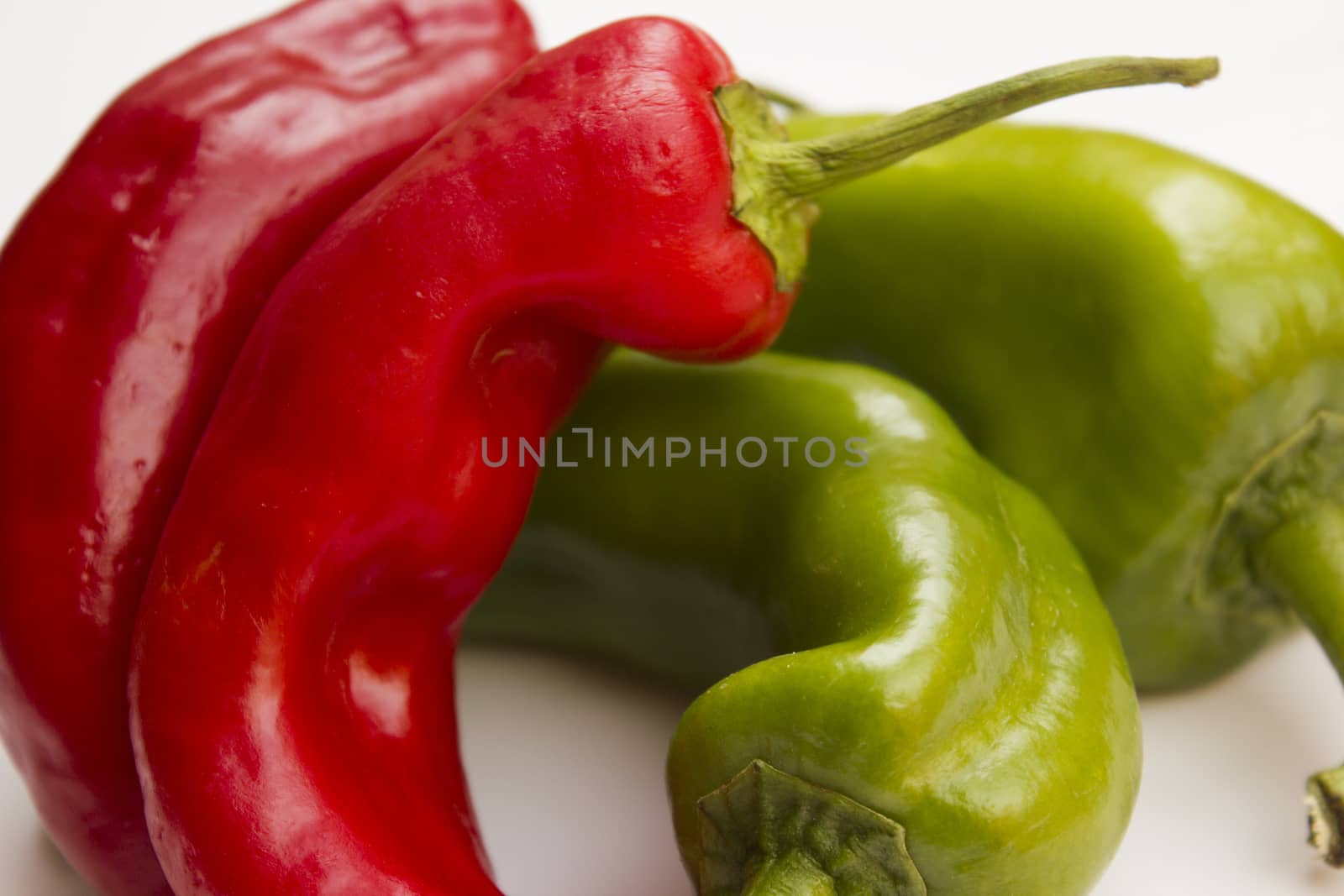 Composition of fresh and vibrant peppers.