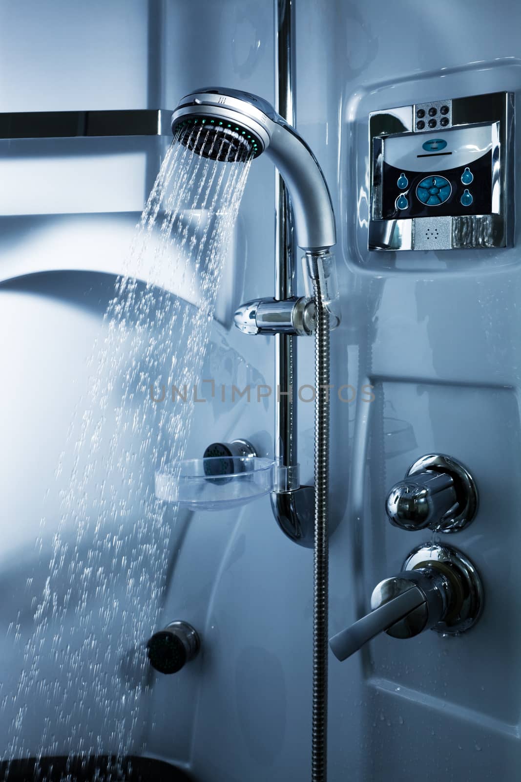 Water from the shower  by terex