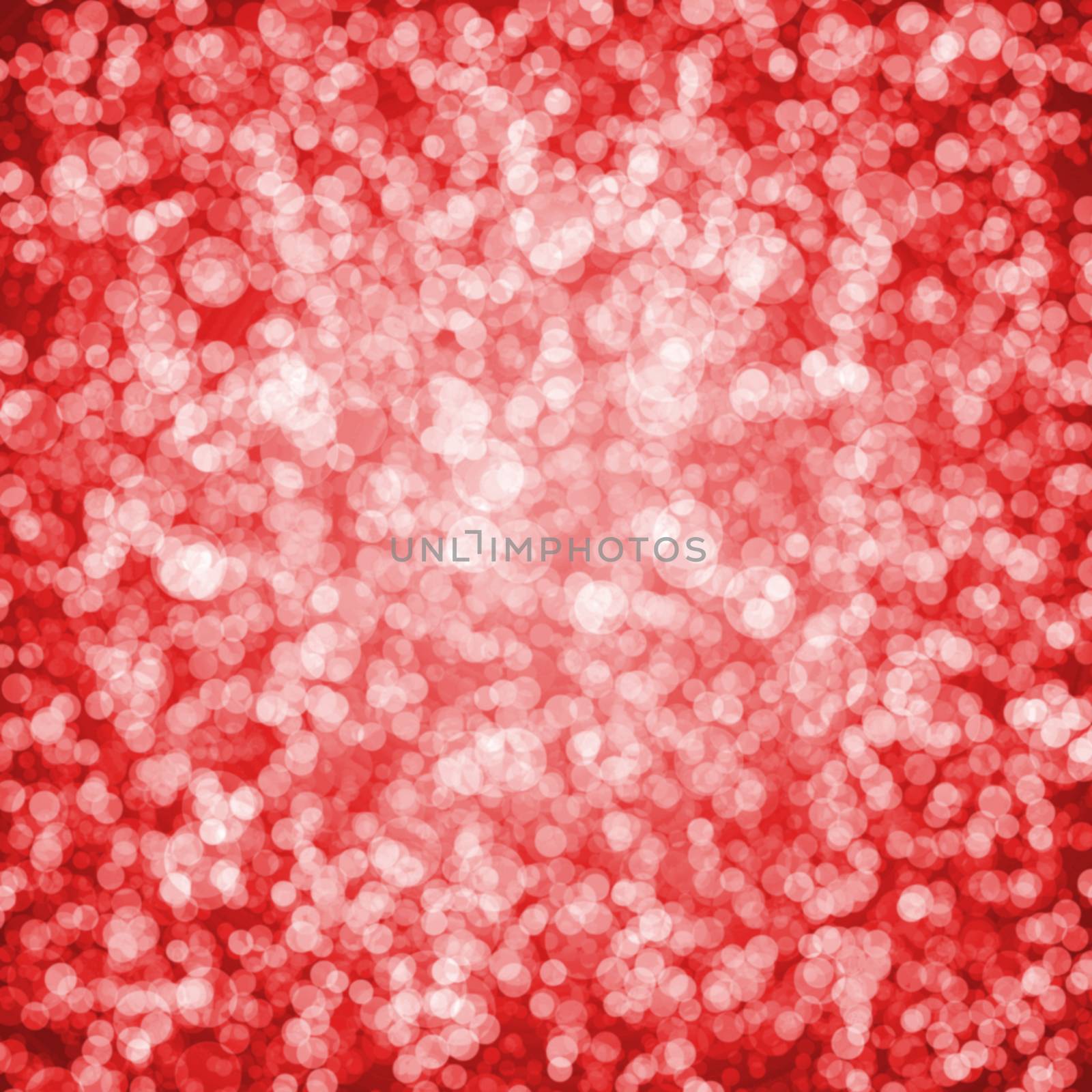 red abstract background with bokeh circles