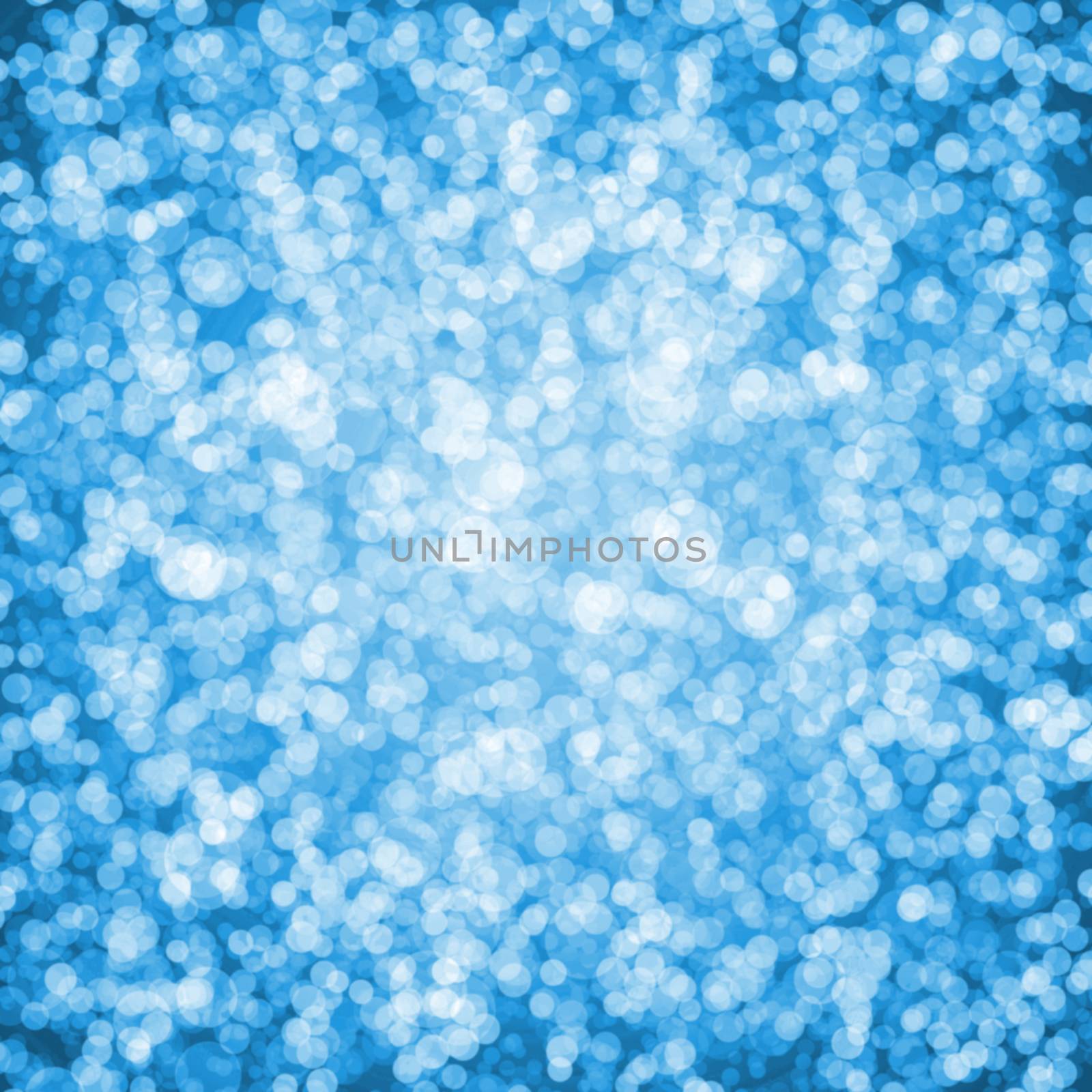 blue abstract background with bokeh circles