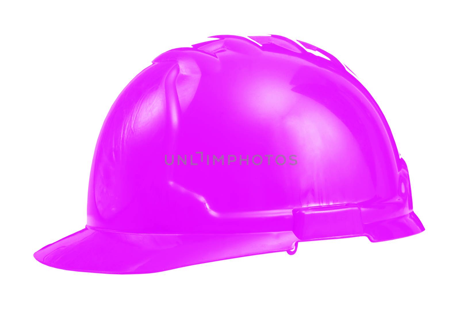 hardhat pink colored isolated on white