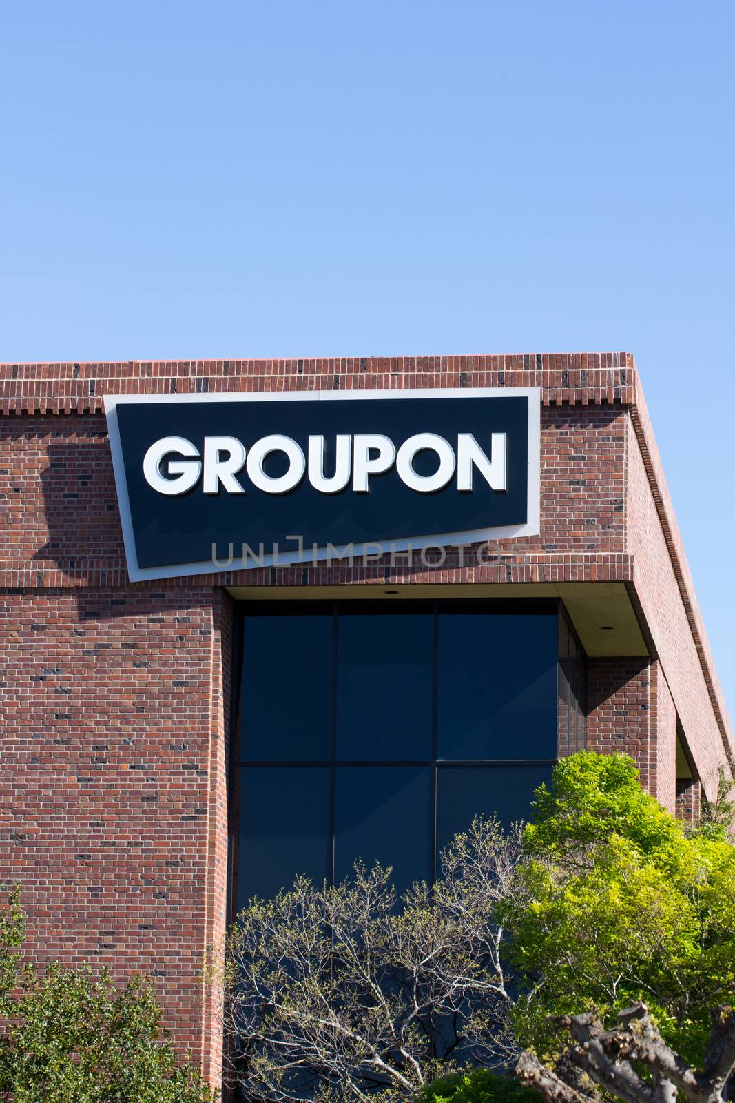 PALO ALTO, CA/USA - MARCH 16, 2014: Groupon offices in Silicon Valley. Groupon is a an on-line website that features discounted gift certificates usable at local or national companies.