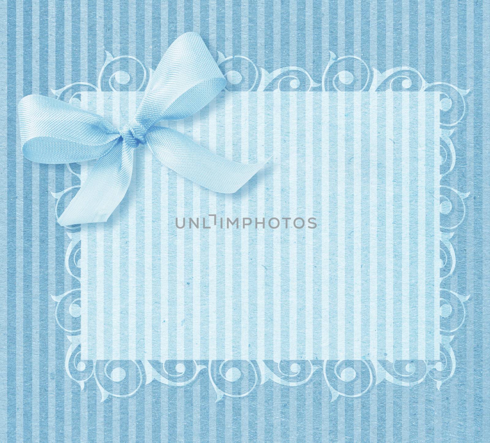 Baby boy arrival card with copy space to add text.