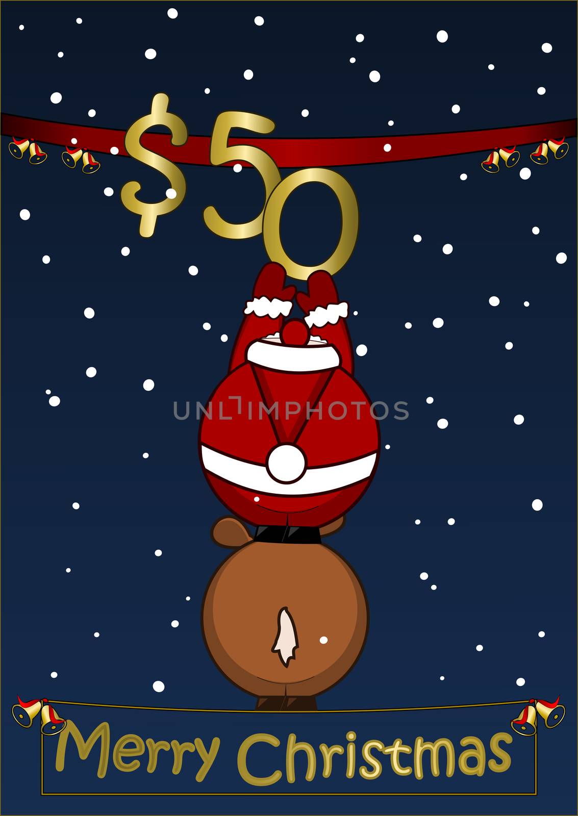 Merry Christmas - 50 Dollar- gift certificate 