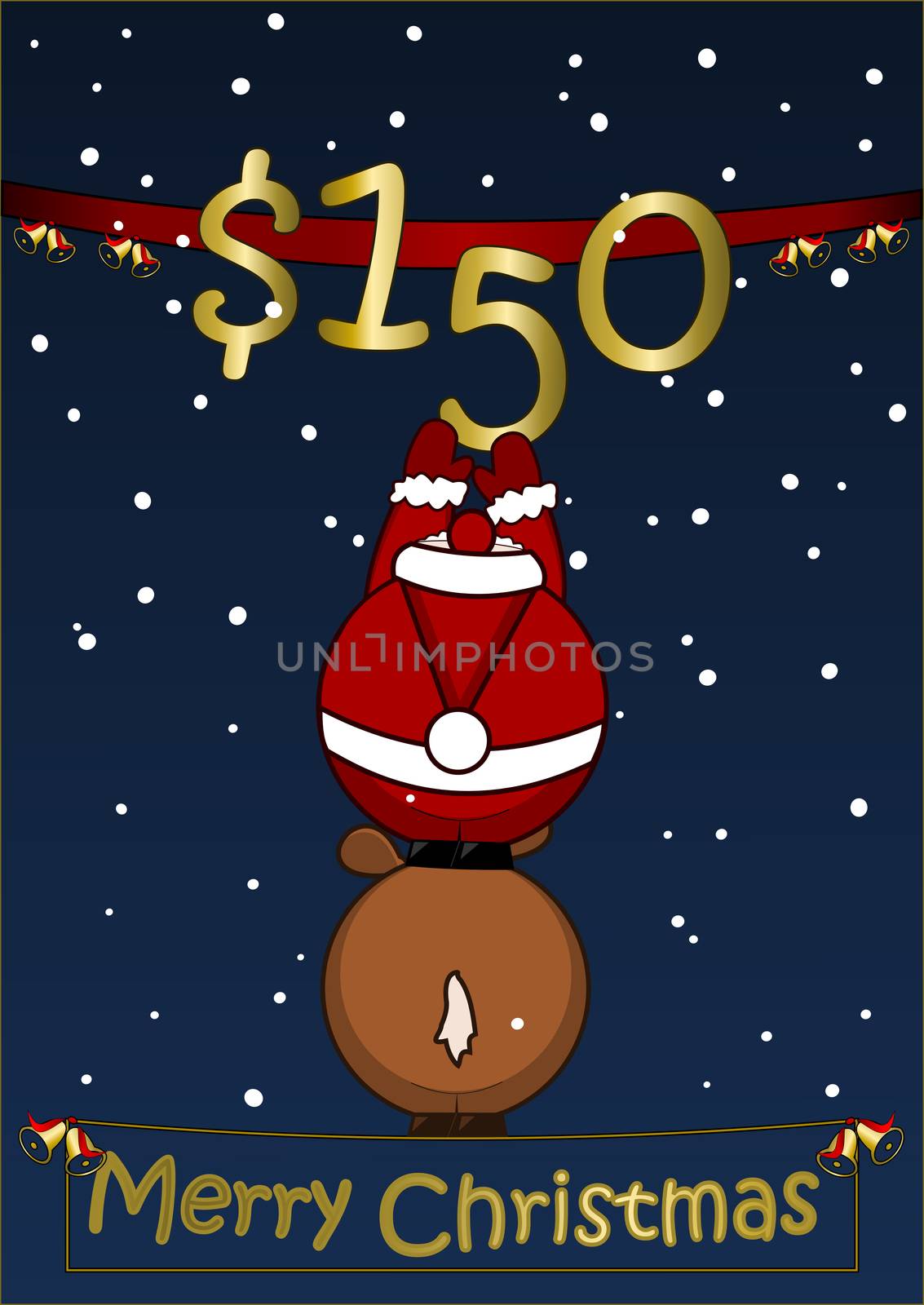 Merry Christmas - 150 Dollar- gift certificate 