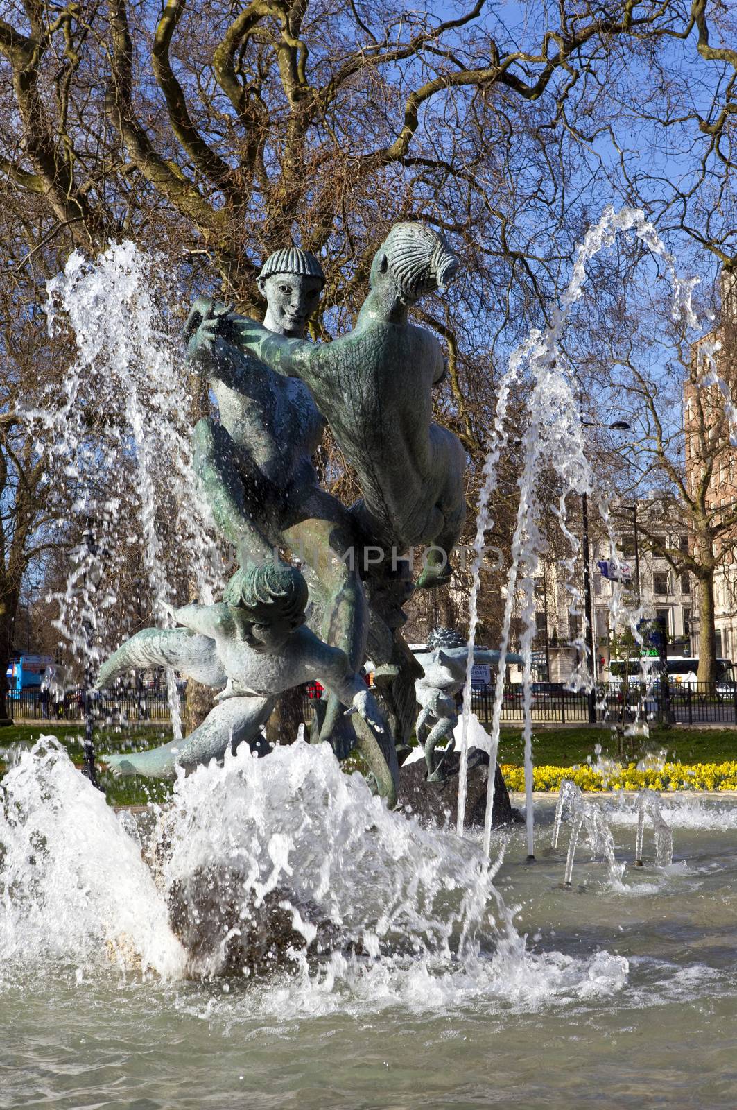 Joy of Life Fountain in London's Hyde Park by chrisdorney