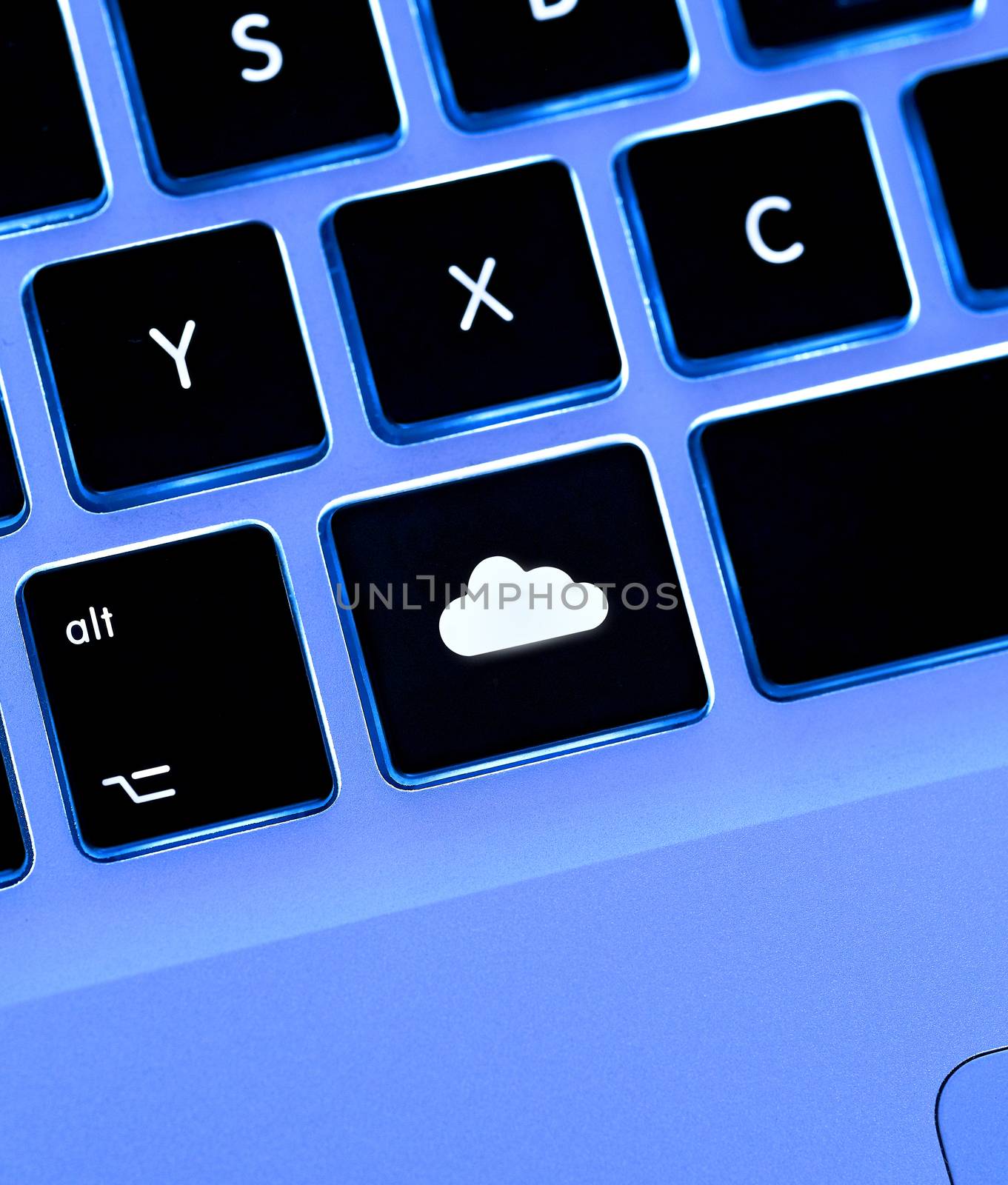 keyboard layout for cloud computing {super high resolution/shot with PhaseOne P45}