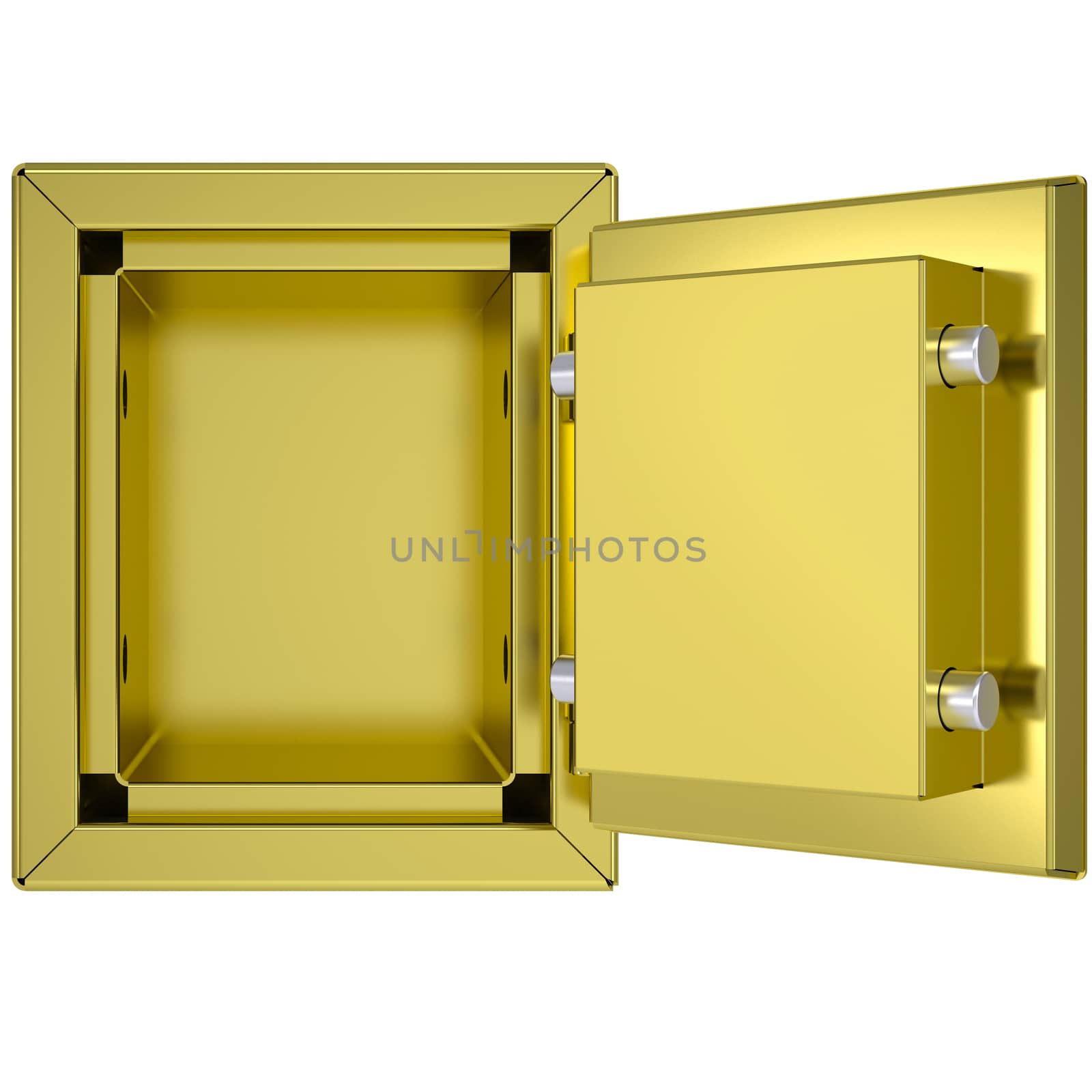 Opened gold safe by cherezoff