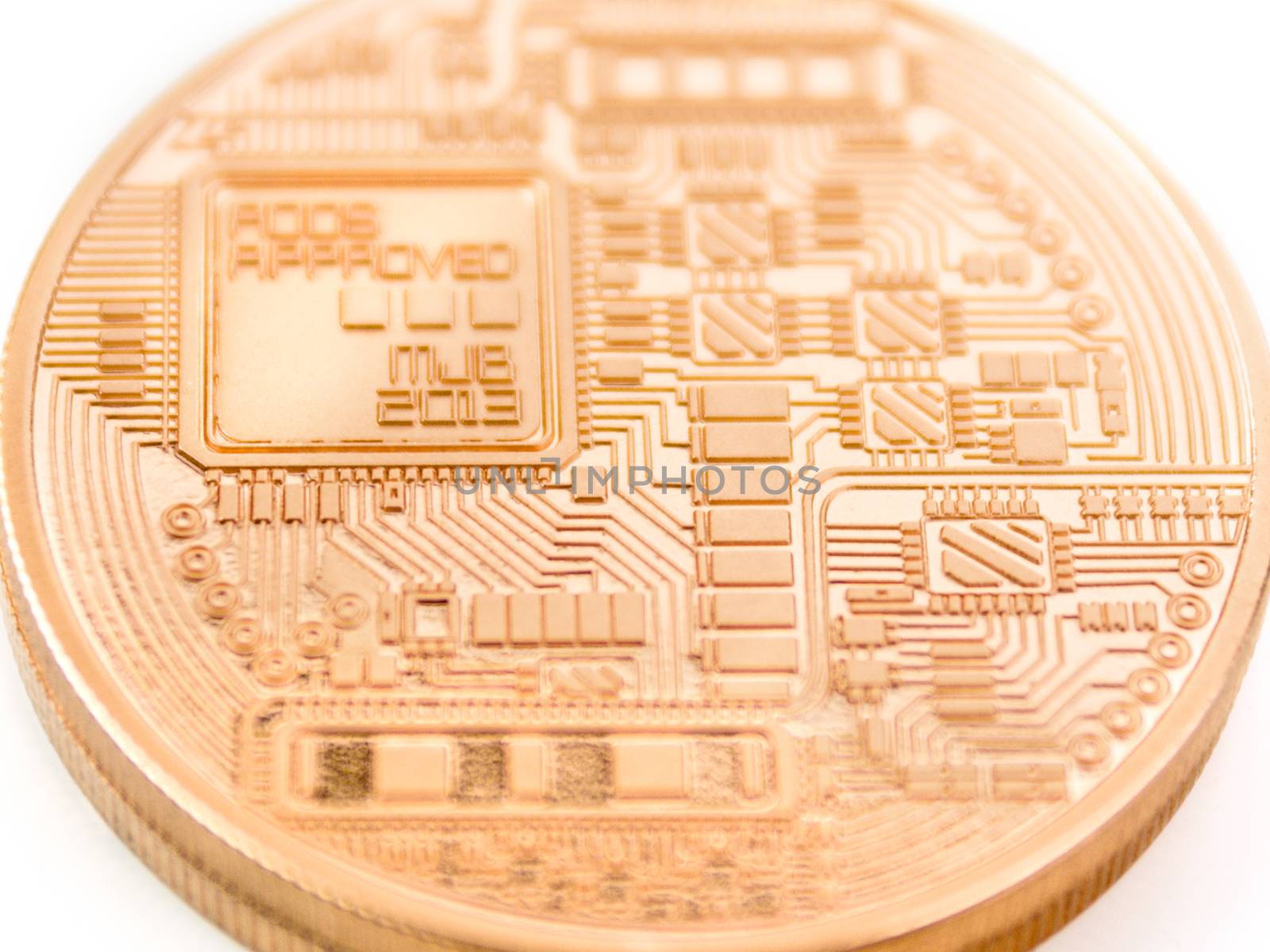backside of a bitcoin coin - bit coin BTC the new virtual money
