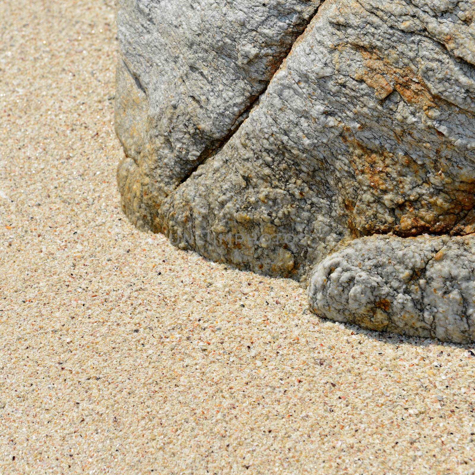Sand beach rocks texture  by opasstudio