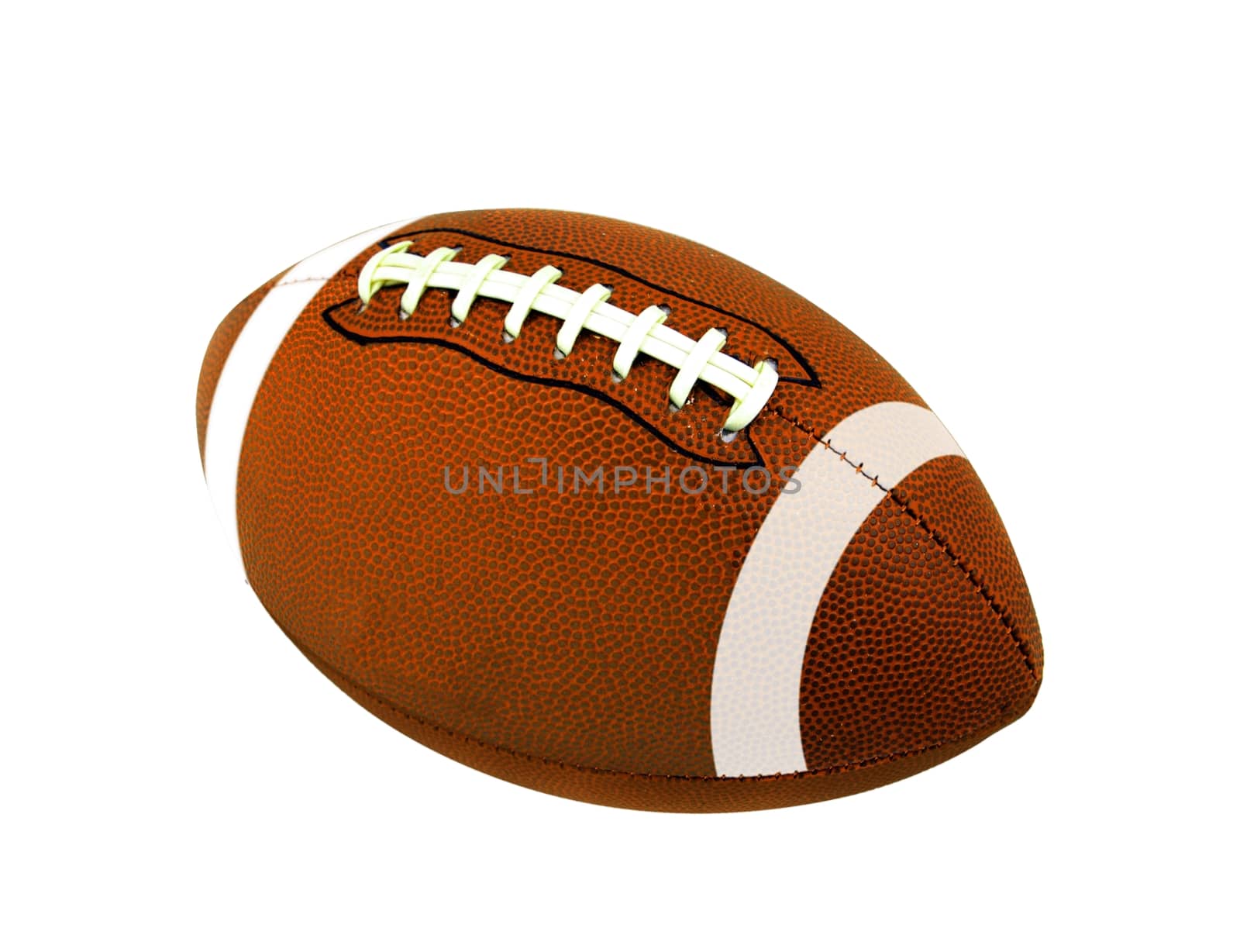 American Football Ball Isolated on White