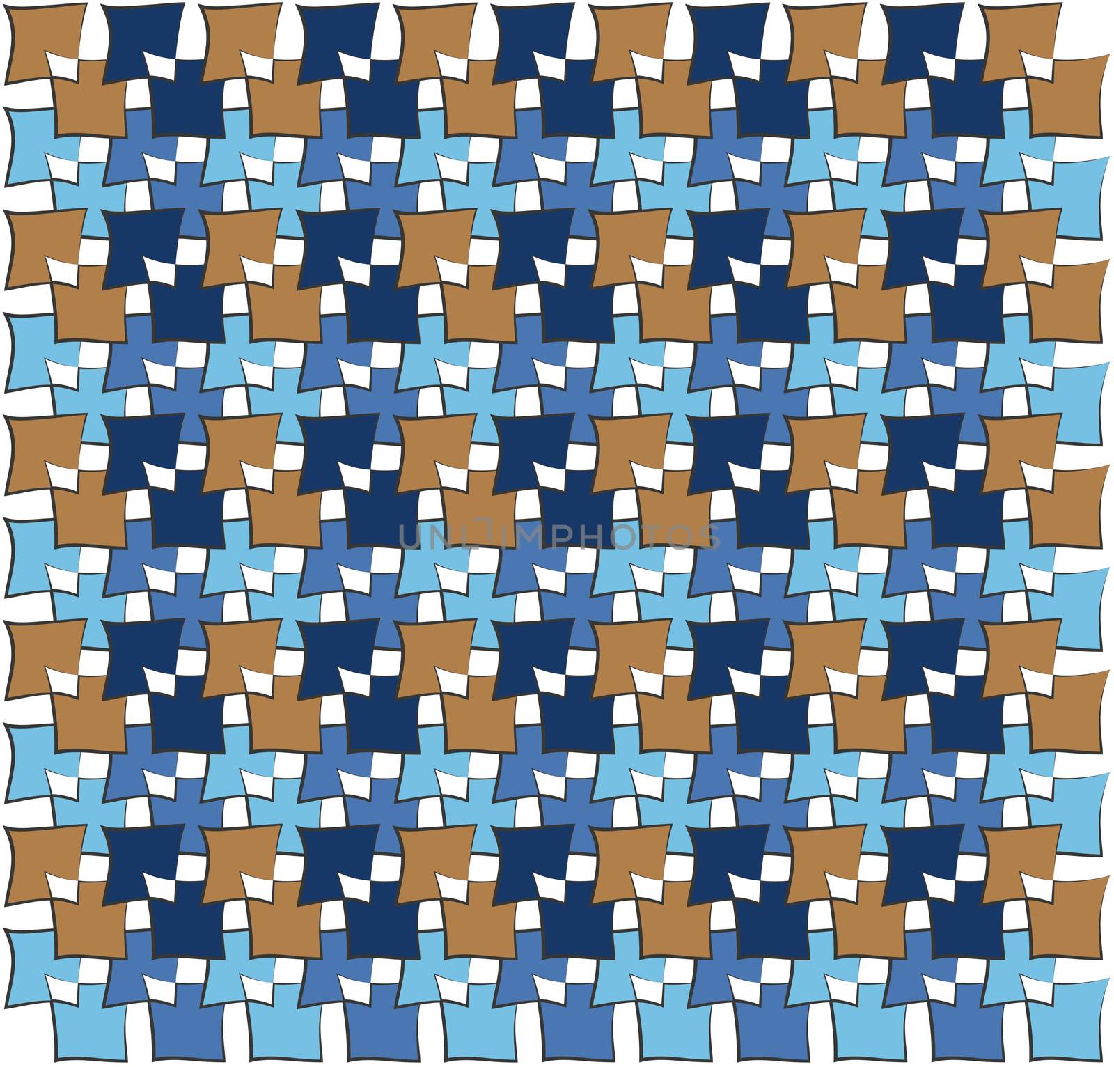 irregular squares pattern by Ahojdoma