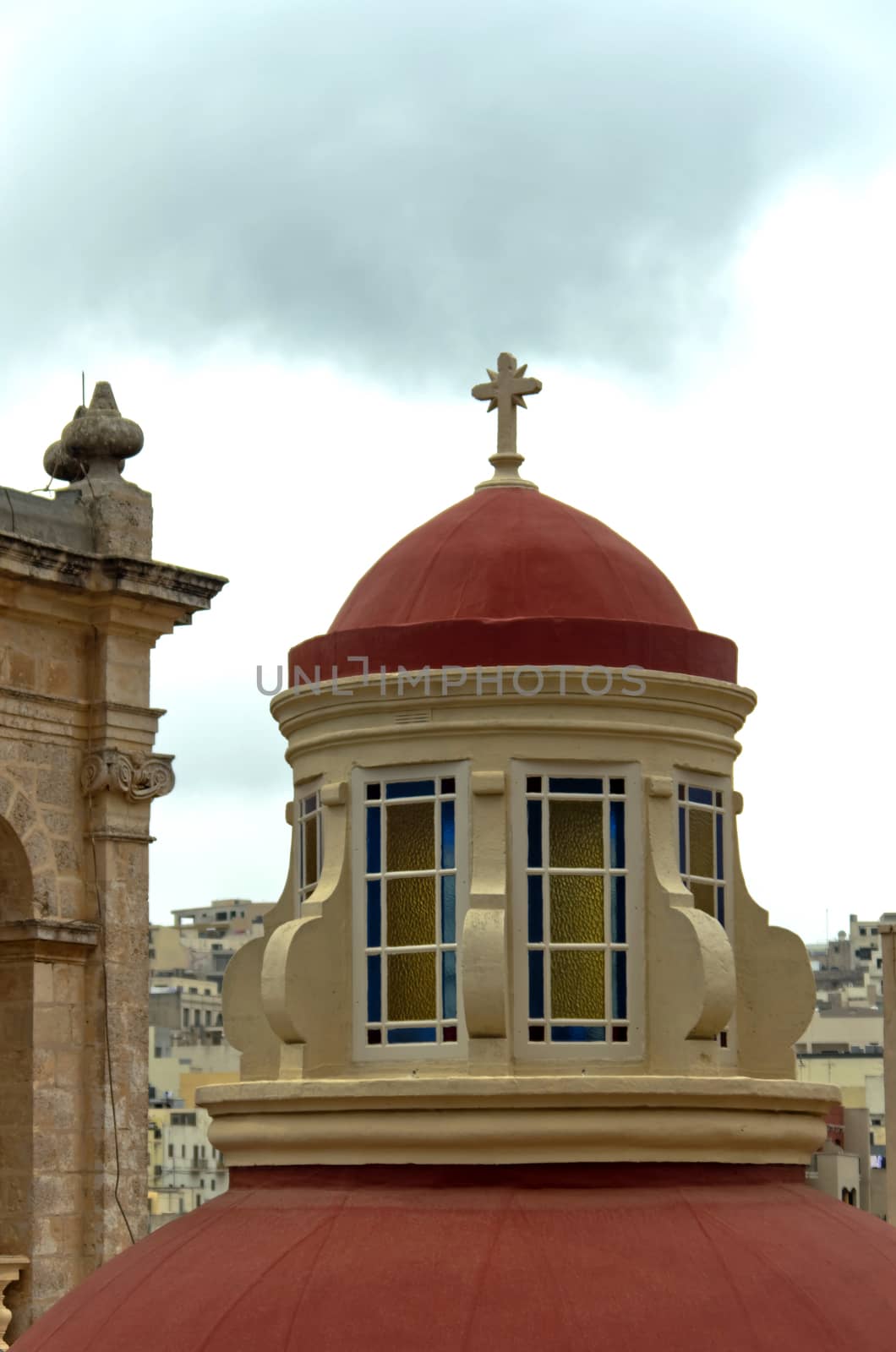 Dome of the Church of the Our Lady of Mellieha – Mellieha,
Malta.