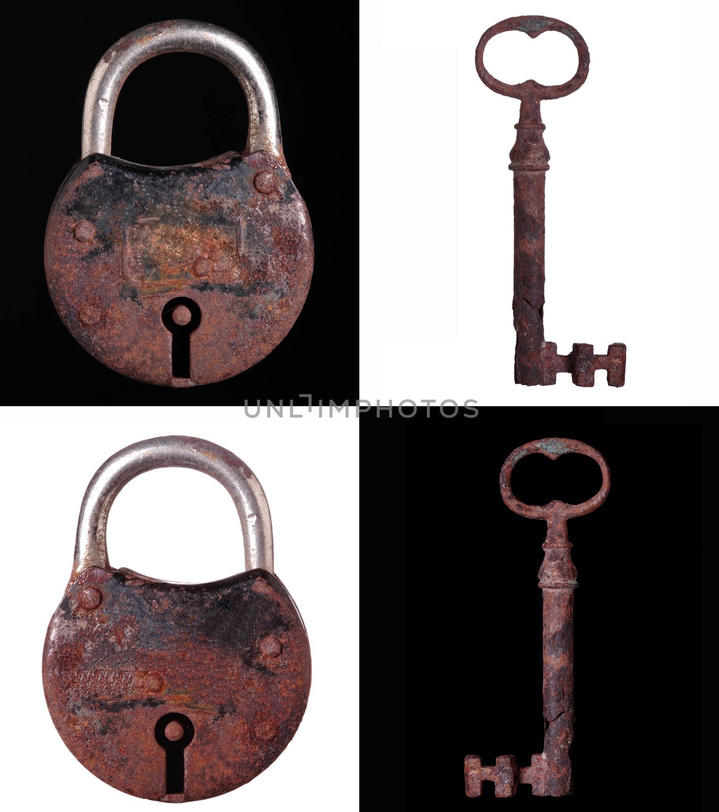old lock and key by erllre