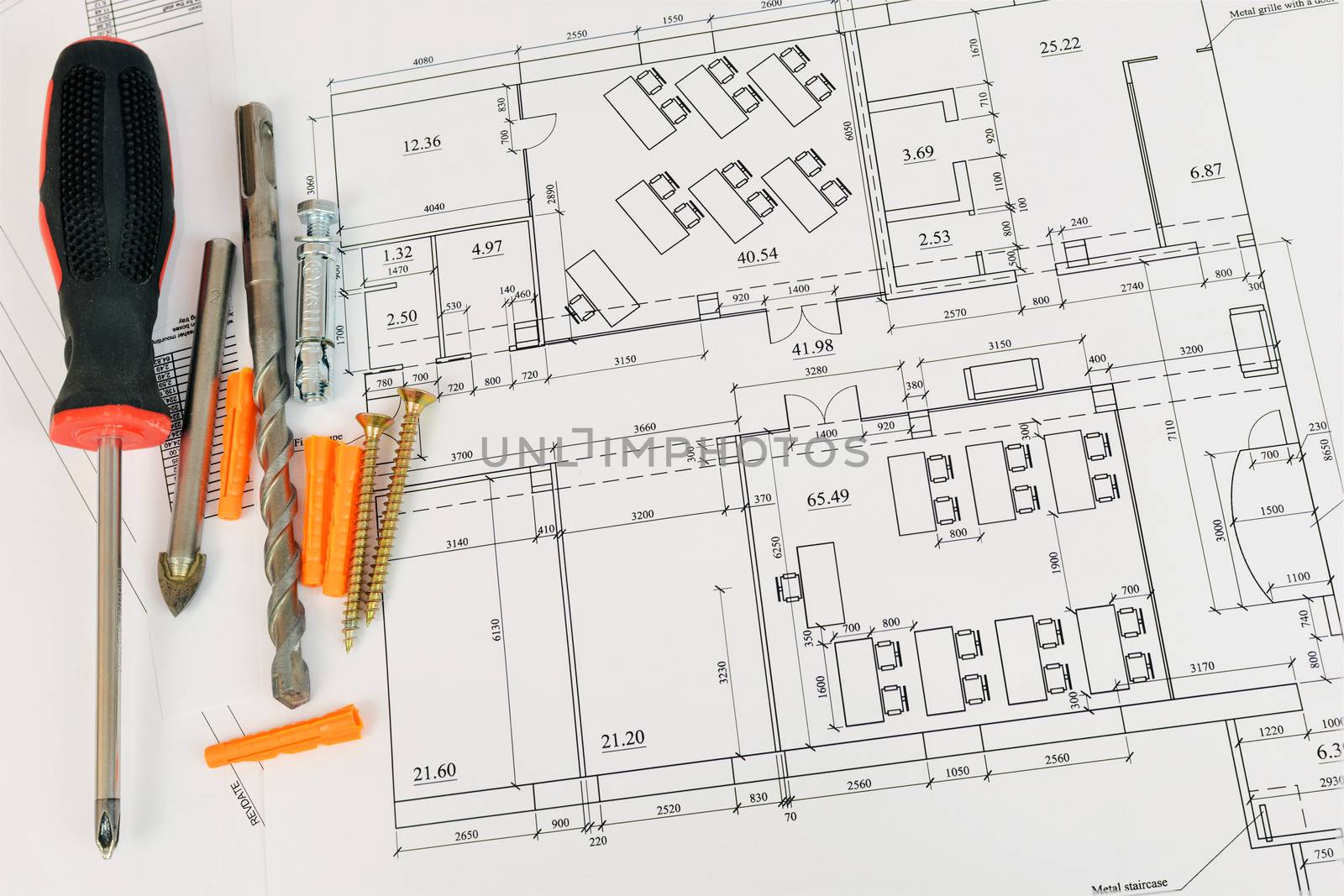 Construction drawings. Desk builder by cherezoff