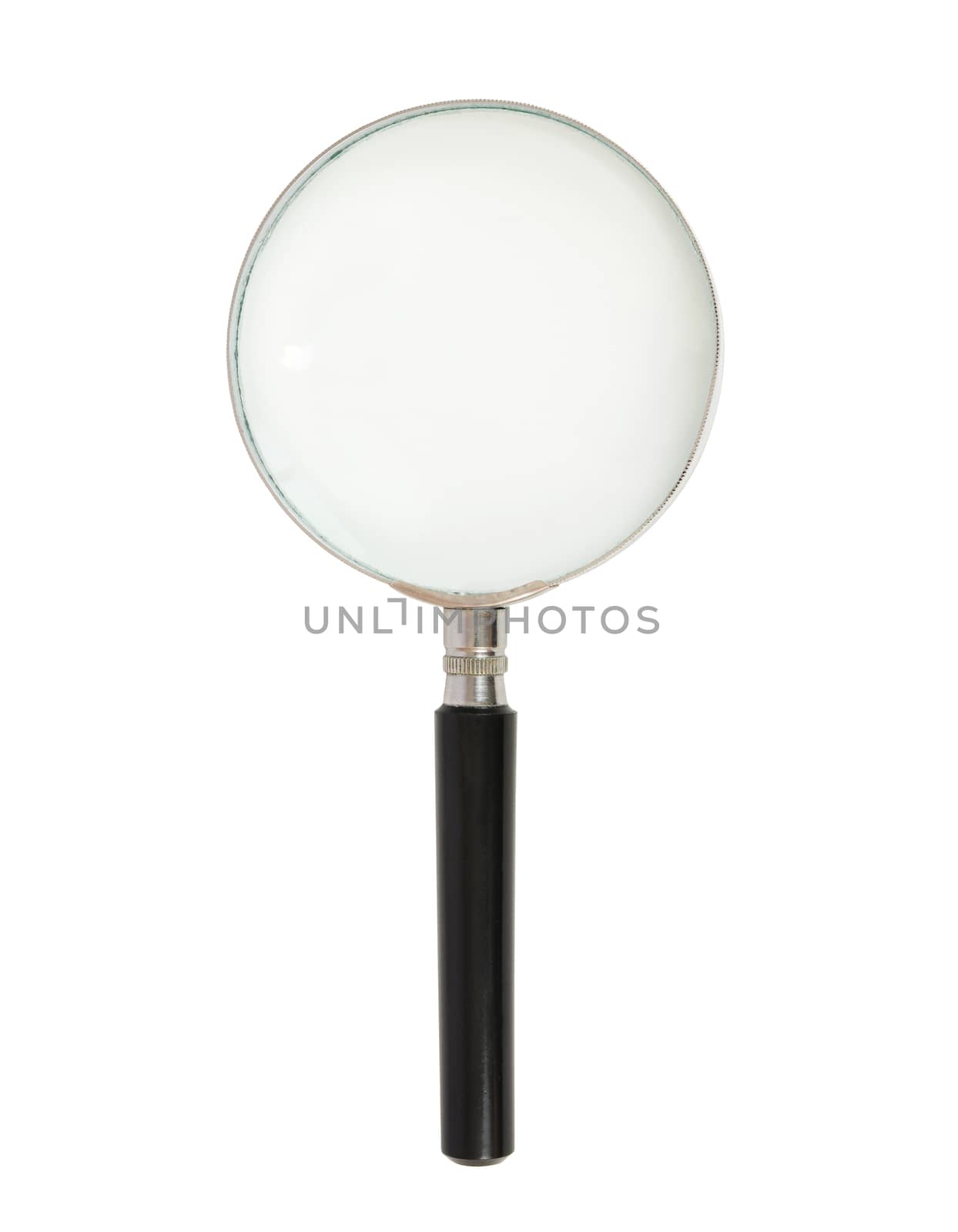 Magnifying glass with black handle by cherezoff
