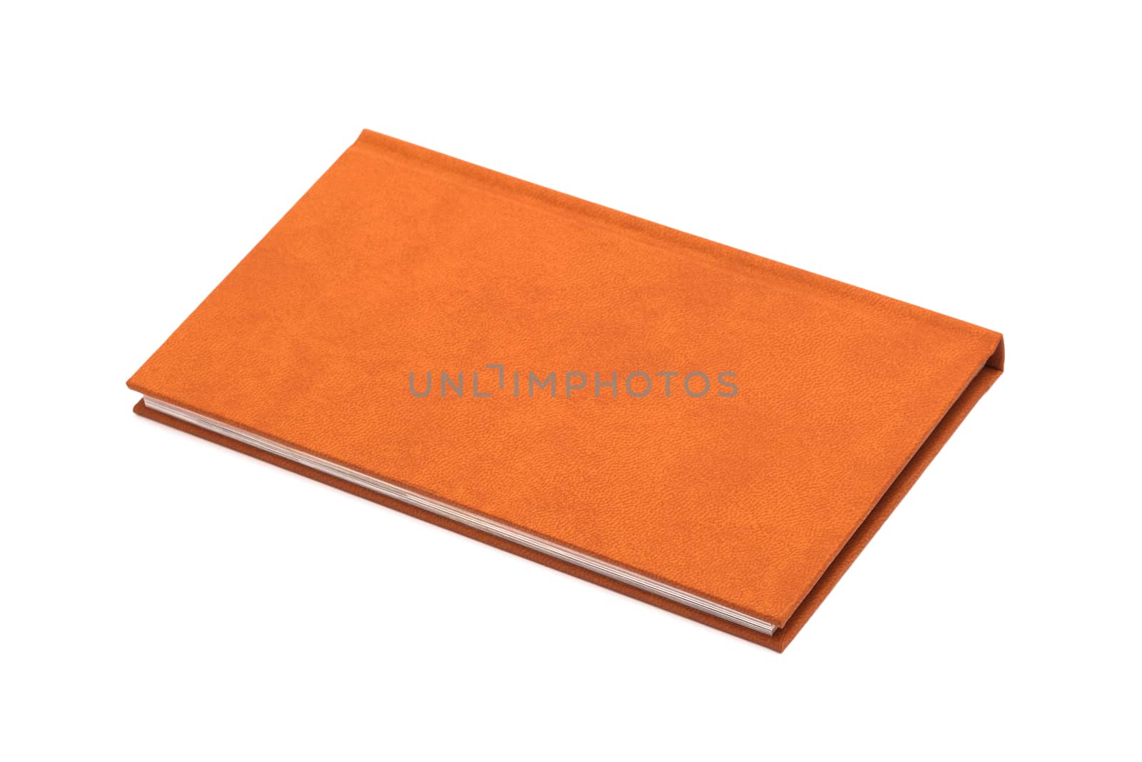 book in a brown cover on a white background