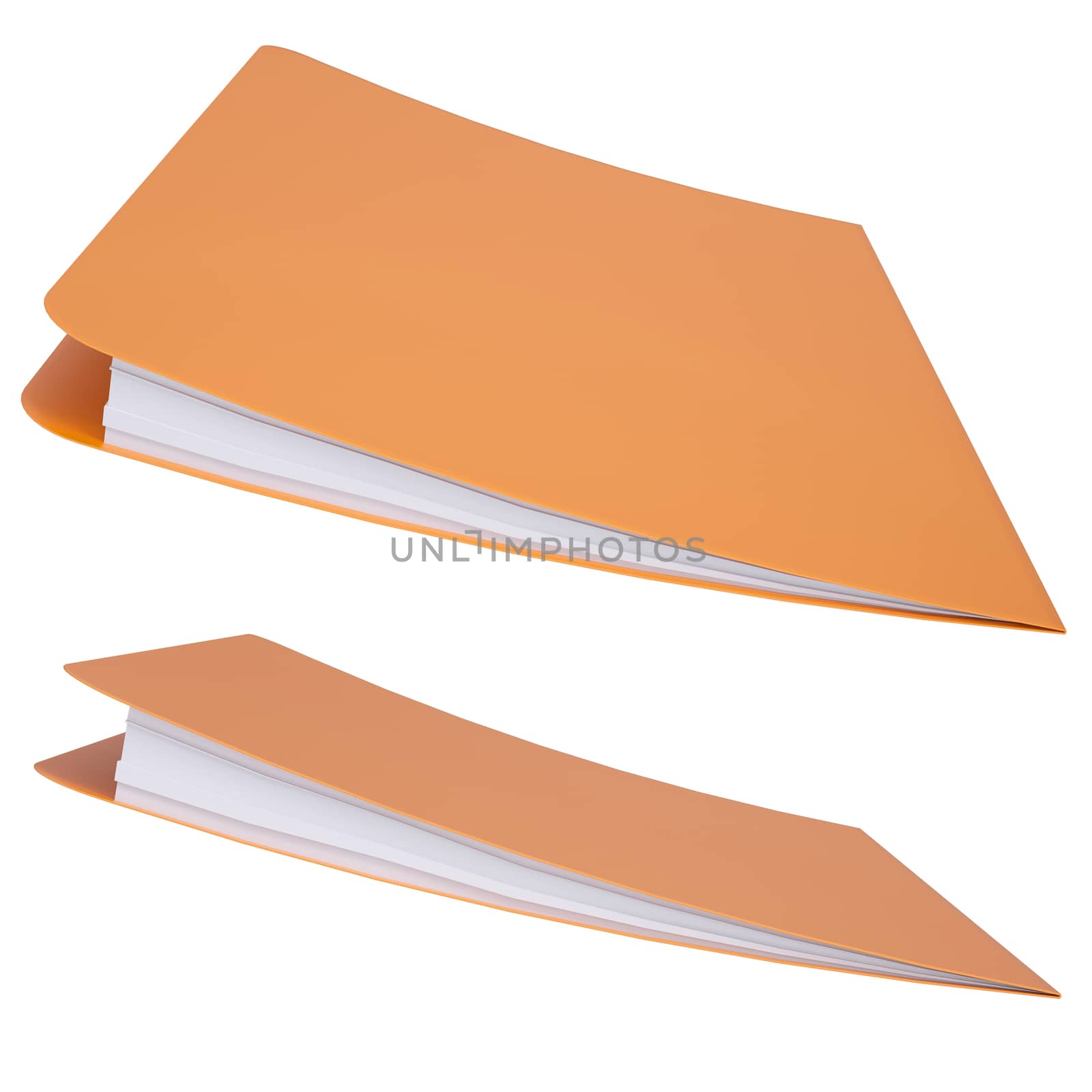 Office folder. Isolated render on a white background