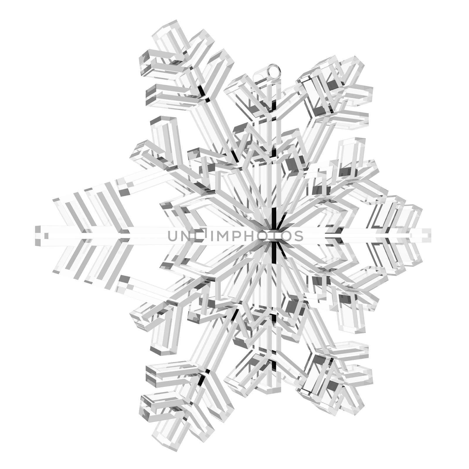 Glass Snowflake by cherezoff