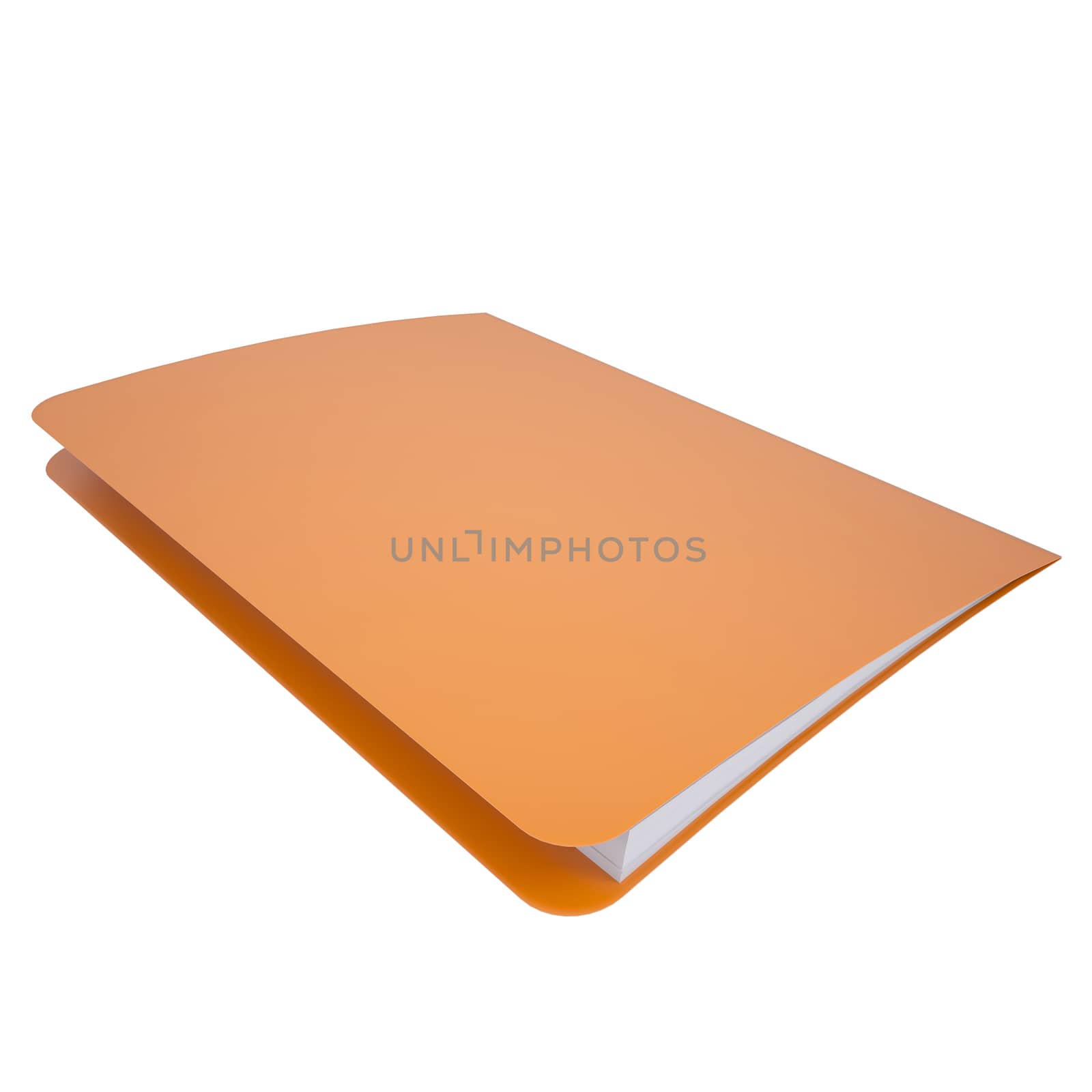 Office folder. Isolated render on a white background