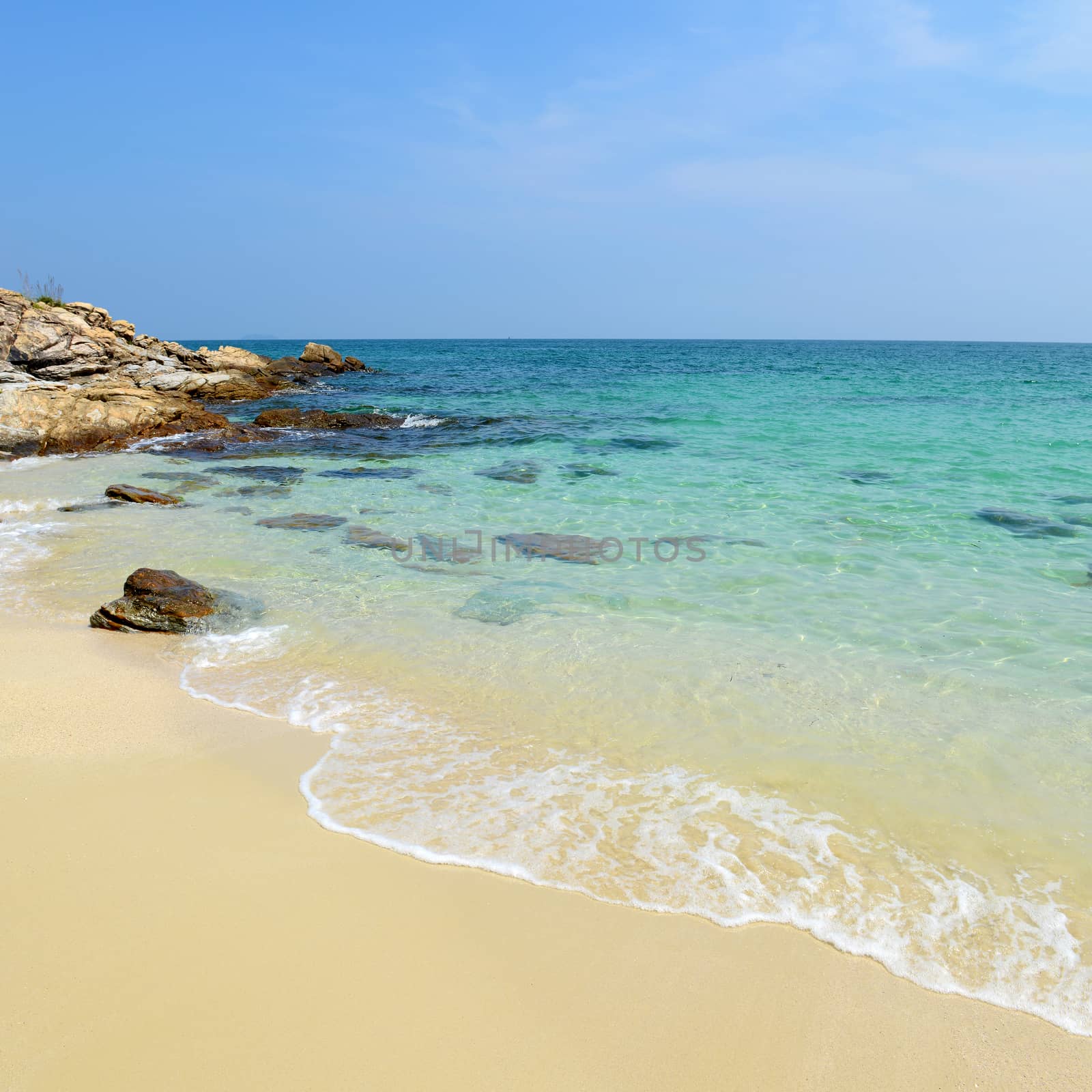 Tropical beach and sea in koh samed island Thailand  by opasstudio