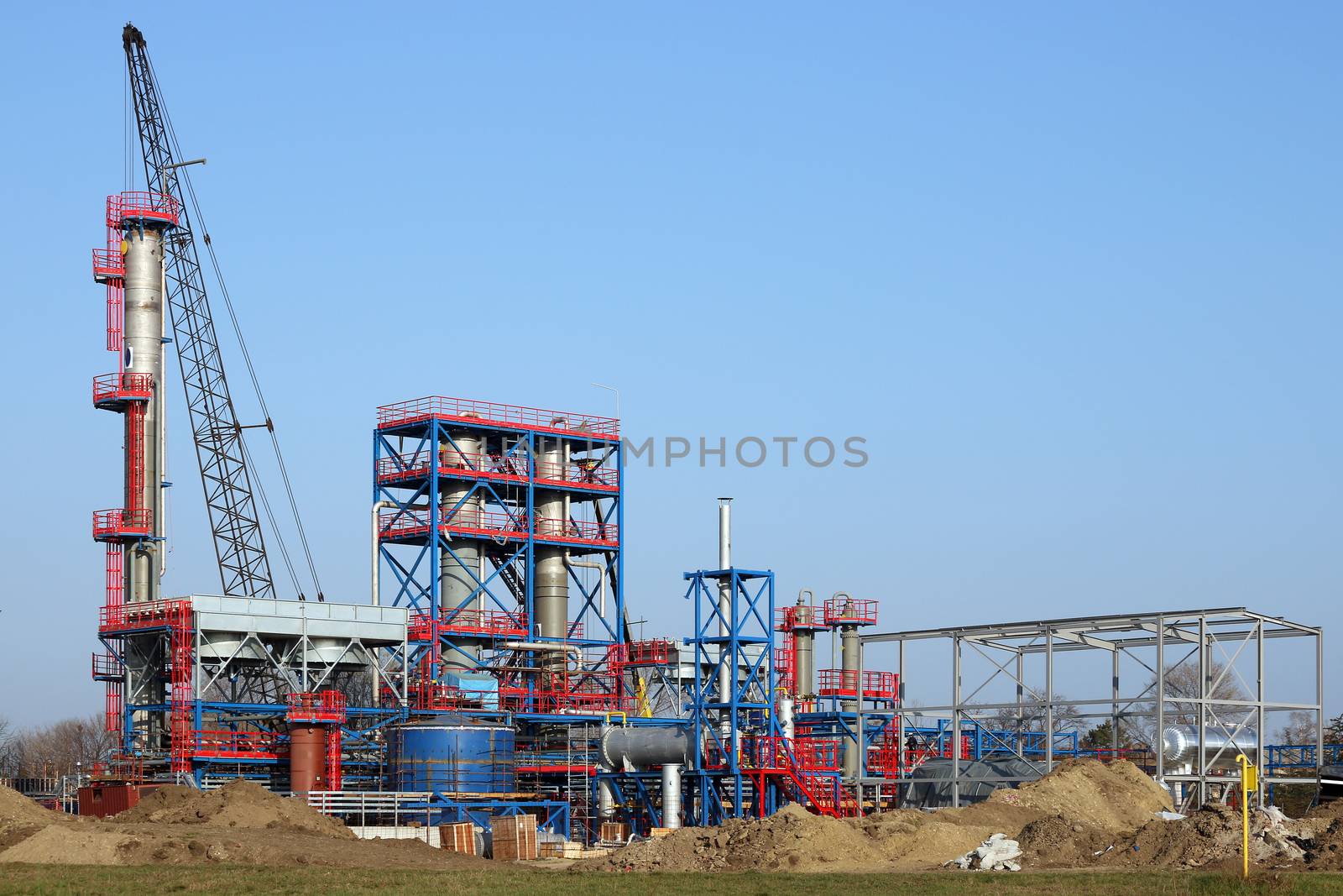 new factory construction site industry zone by goce