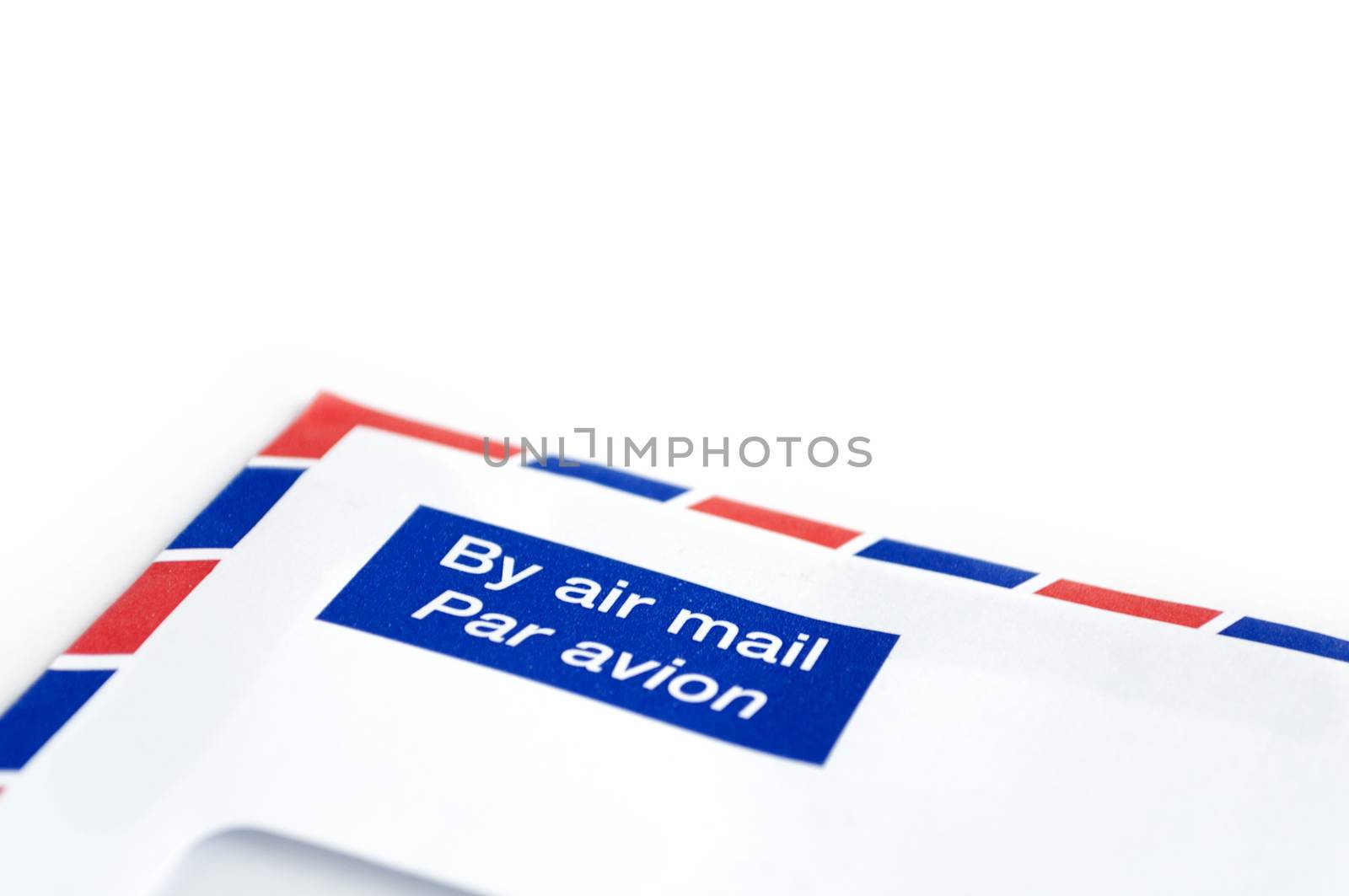 Envelope by air mail with white space for text by maxmitzu