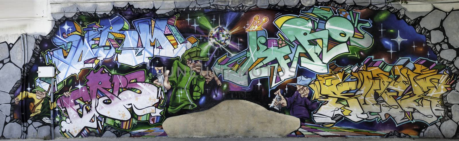 Big Graffiti Panorama by maxmitzu