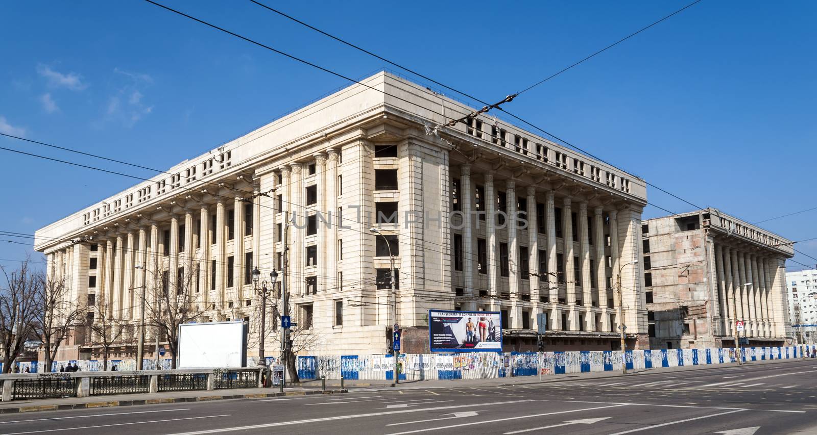 Casa Radio is a massive unfinished building, which is a legacy from the Ceausescu era. It was originally intended to be the headquarters of the national radio station.
