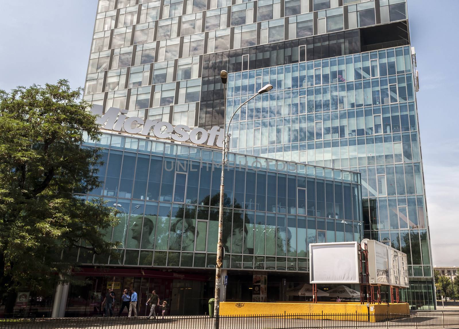 BUCHAREST, ROMANIA - JUNE 21: Microsoft Building on JUNE 21, 201 by maxmitzu