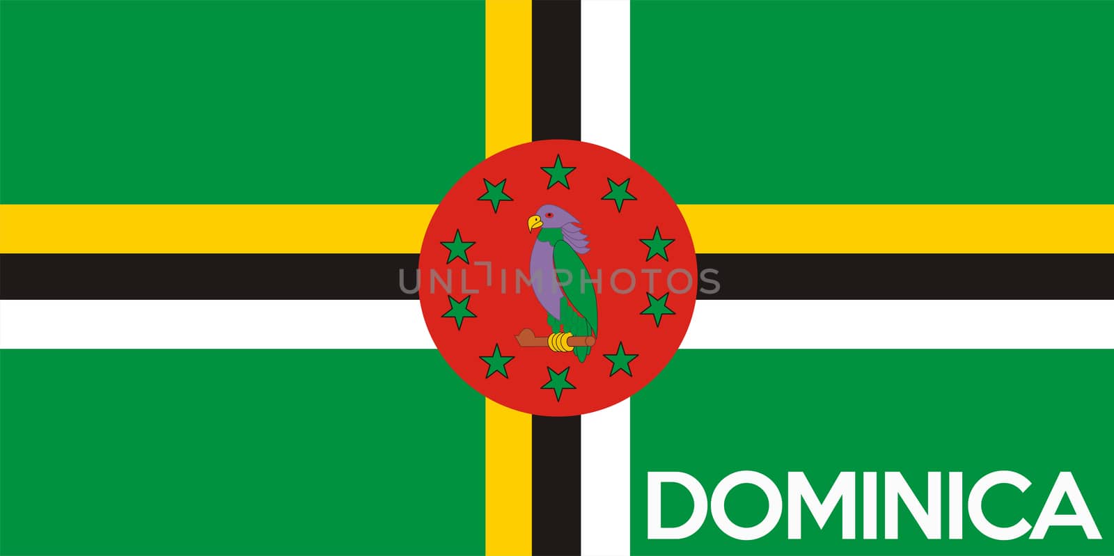 flag of dominica by tony4urban