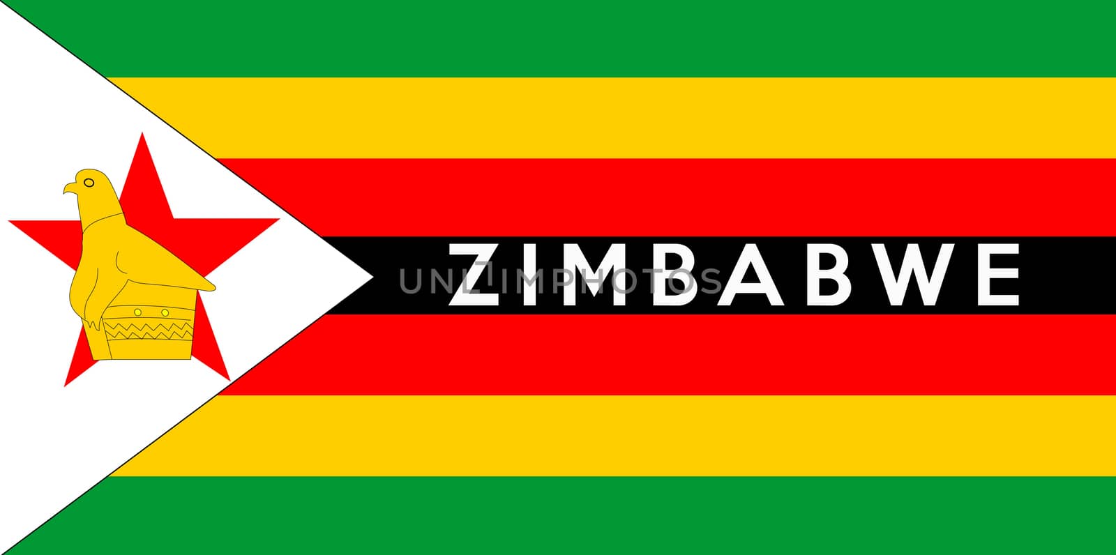 flag of Zimbabwe by tony4urban