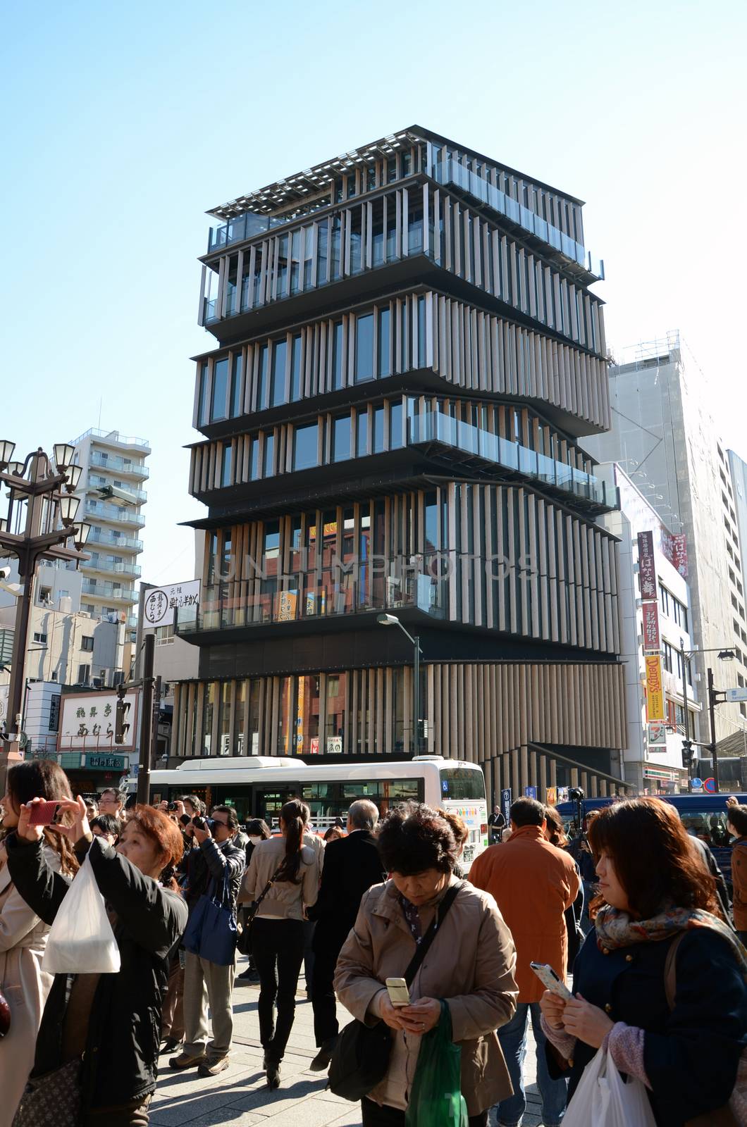 TOKYO -NOV 21: Unidentified tourists around Asakusa Culture Tourist center by siraanamwong