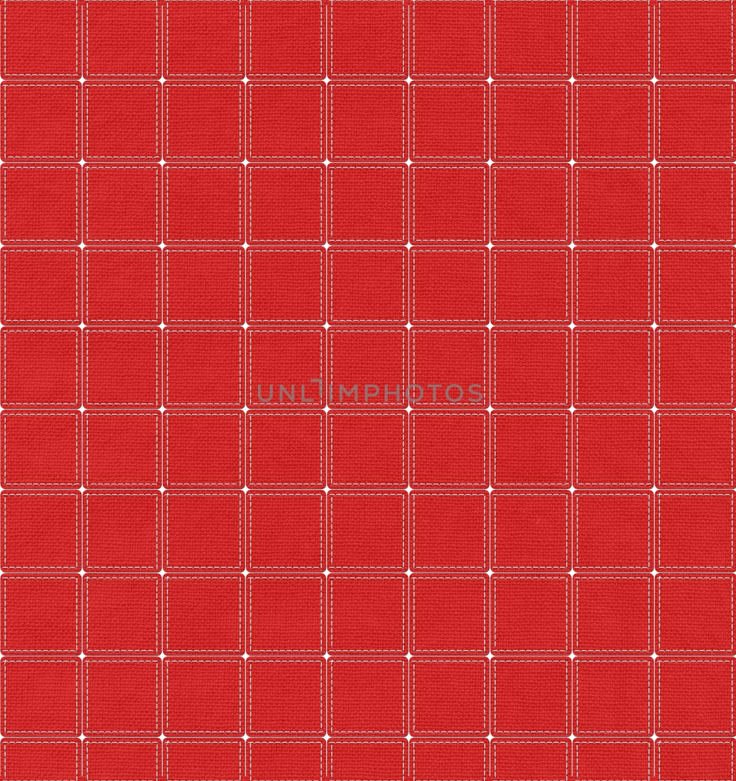 Stitch pattern on fabric texture background