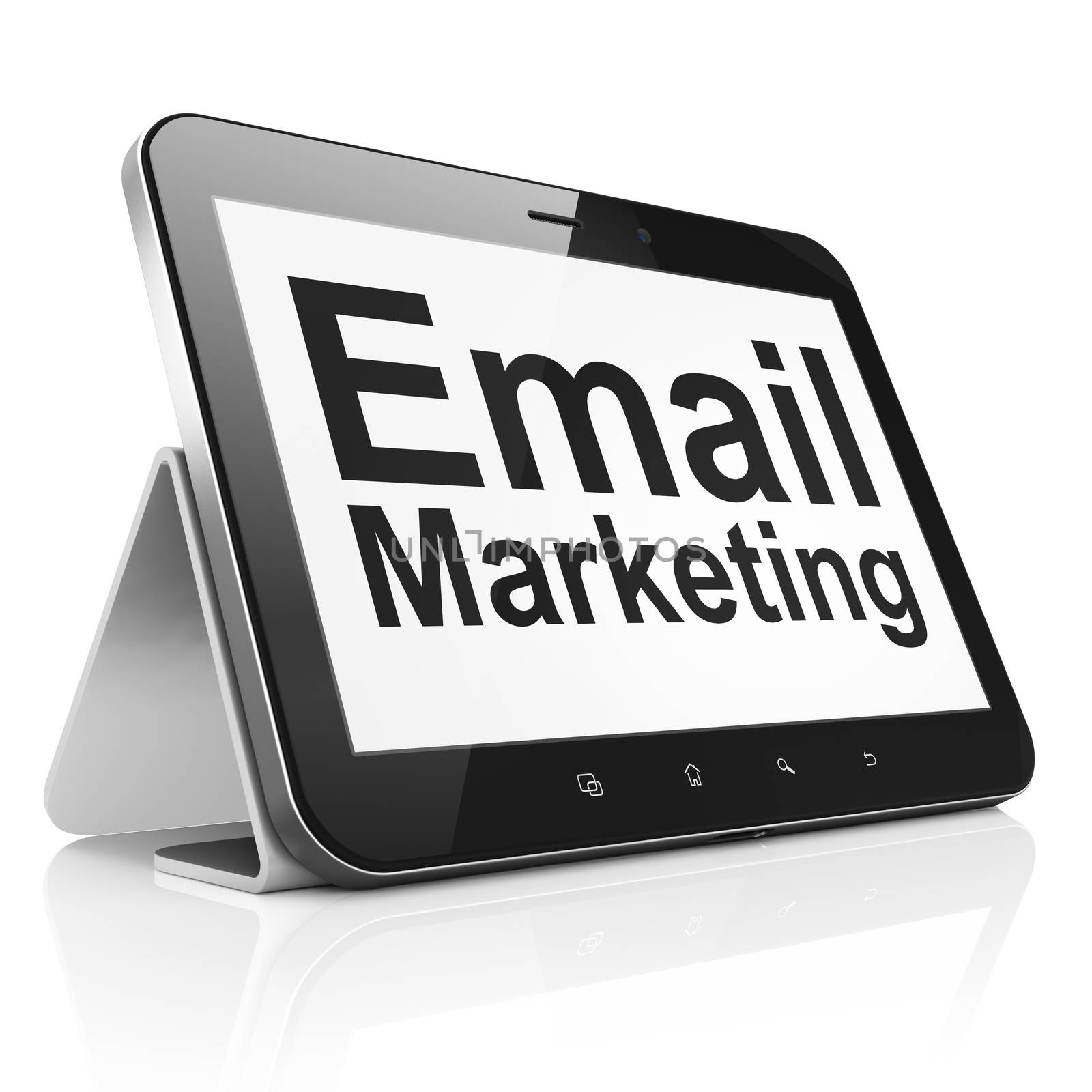 Business concept: Email Marketing on tablet pc computer by maxkabakov