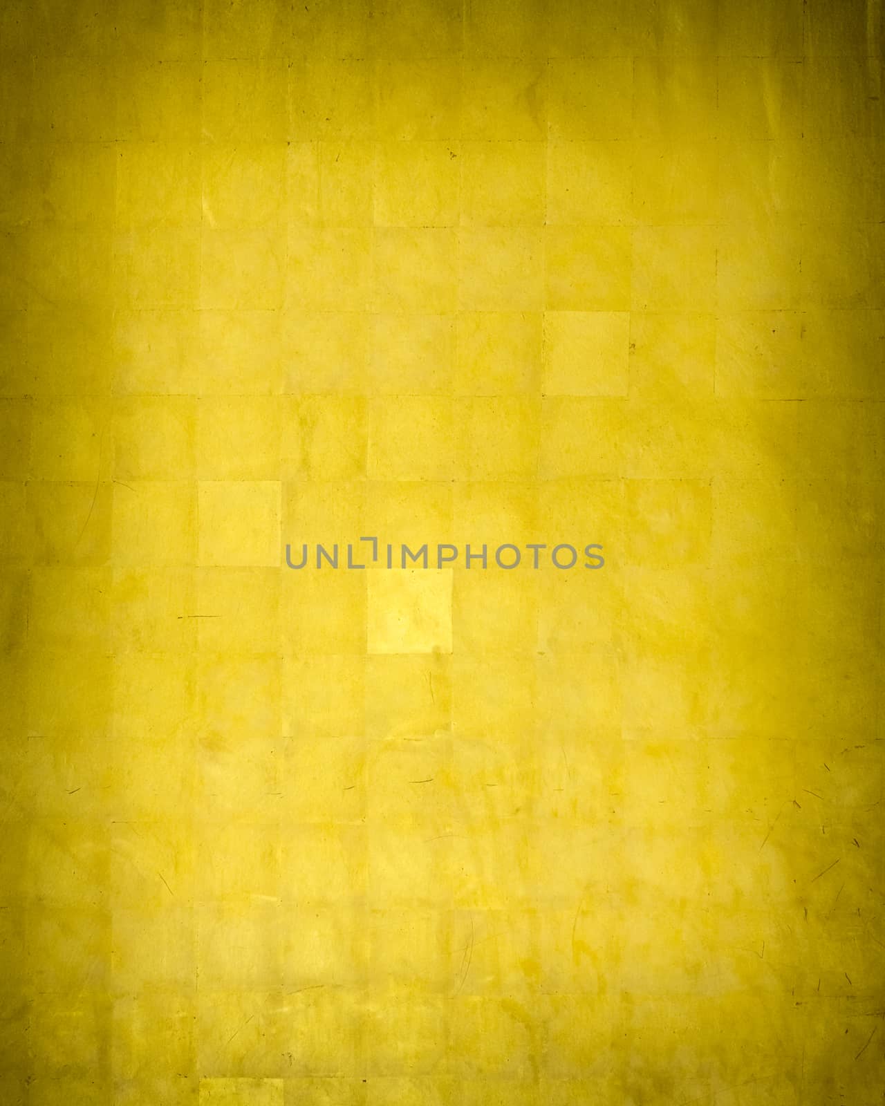 Golden wall texture with square pattern