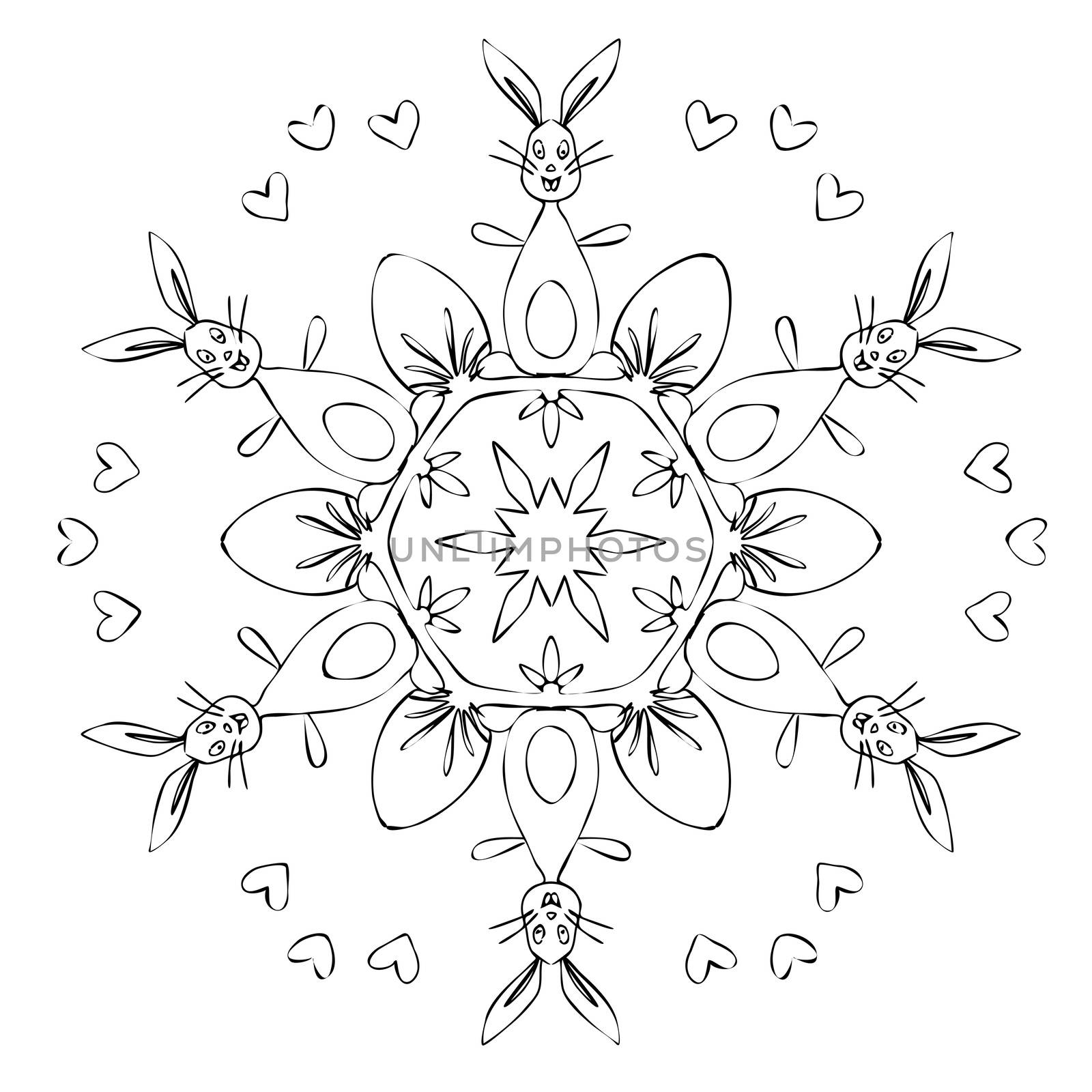 An image of a nice Mandala Easter