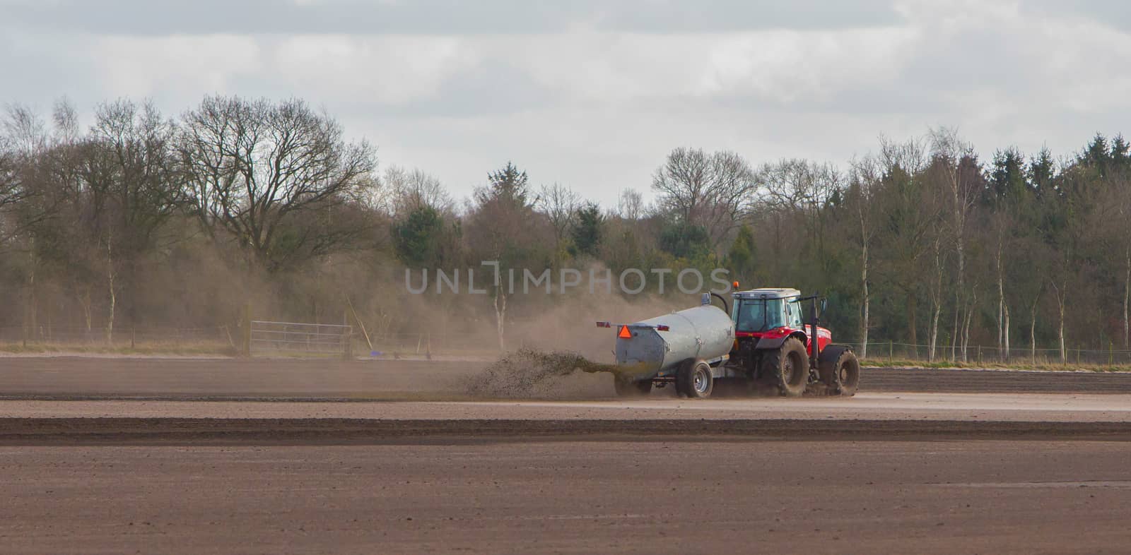 Application of manure on arable by michaklootwijk