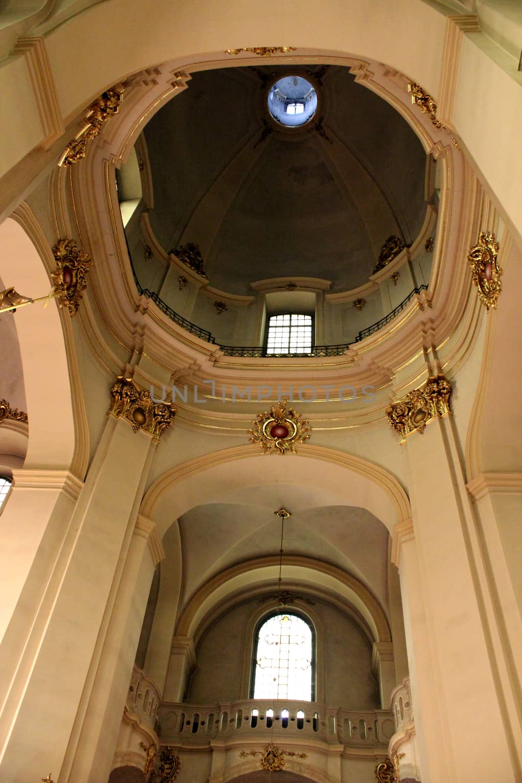 arch in the beautiful Catholic church by alexmak