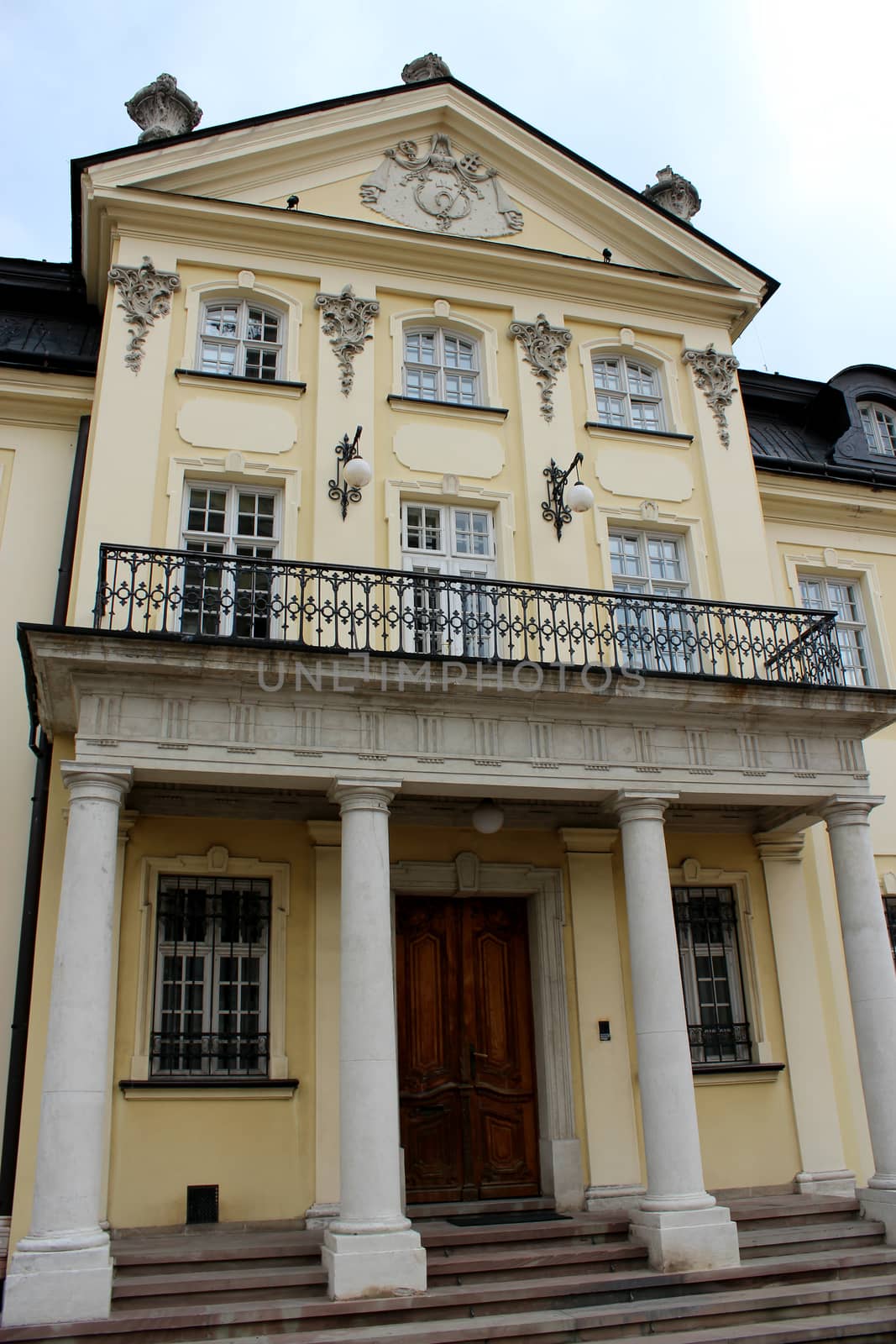 Fragment of a building with nice architecture