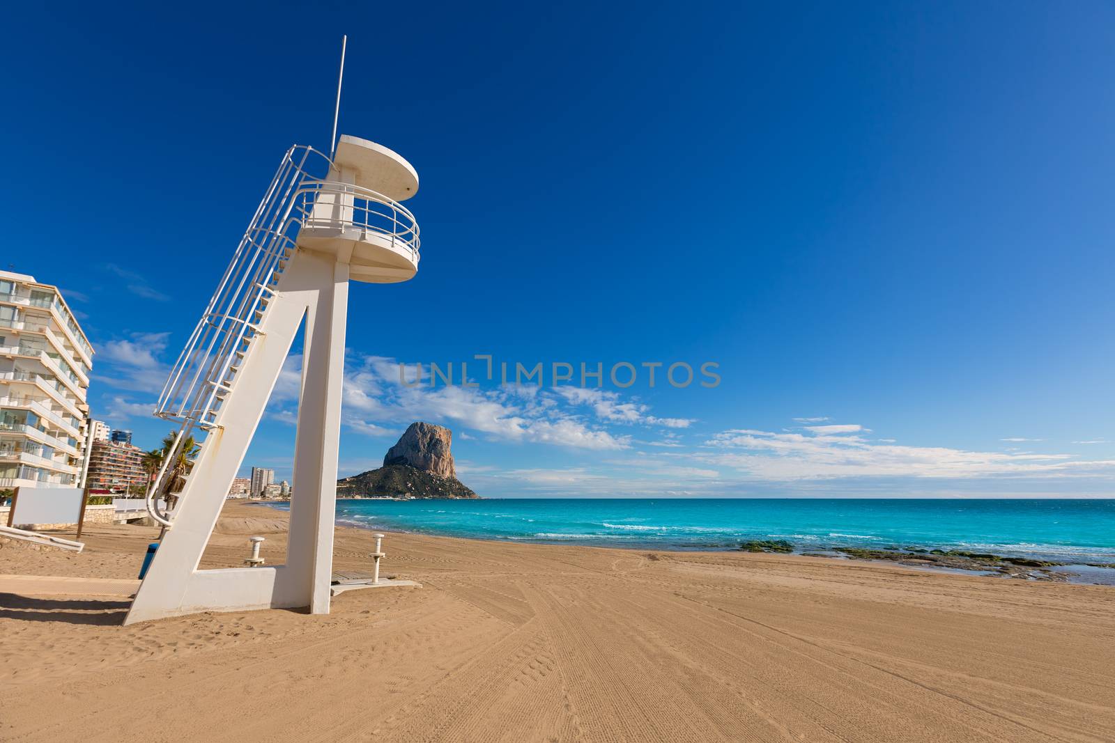 Calpe playa Arenal Bol beach near Penon Ifach Alicante by lunamarina